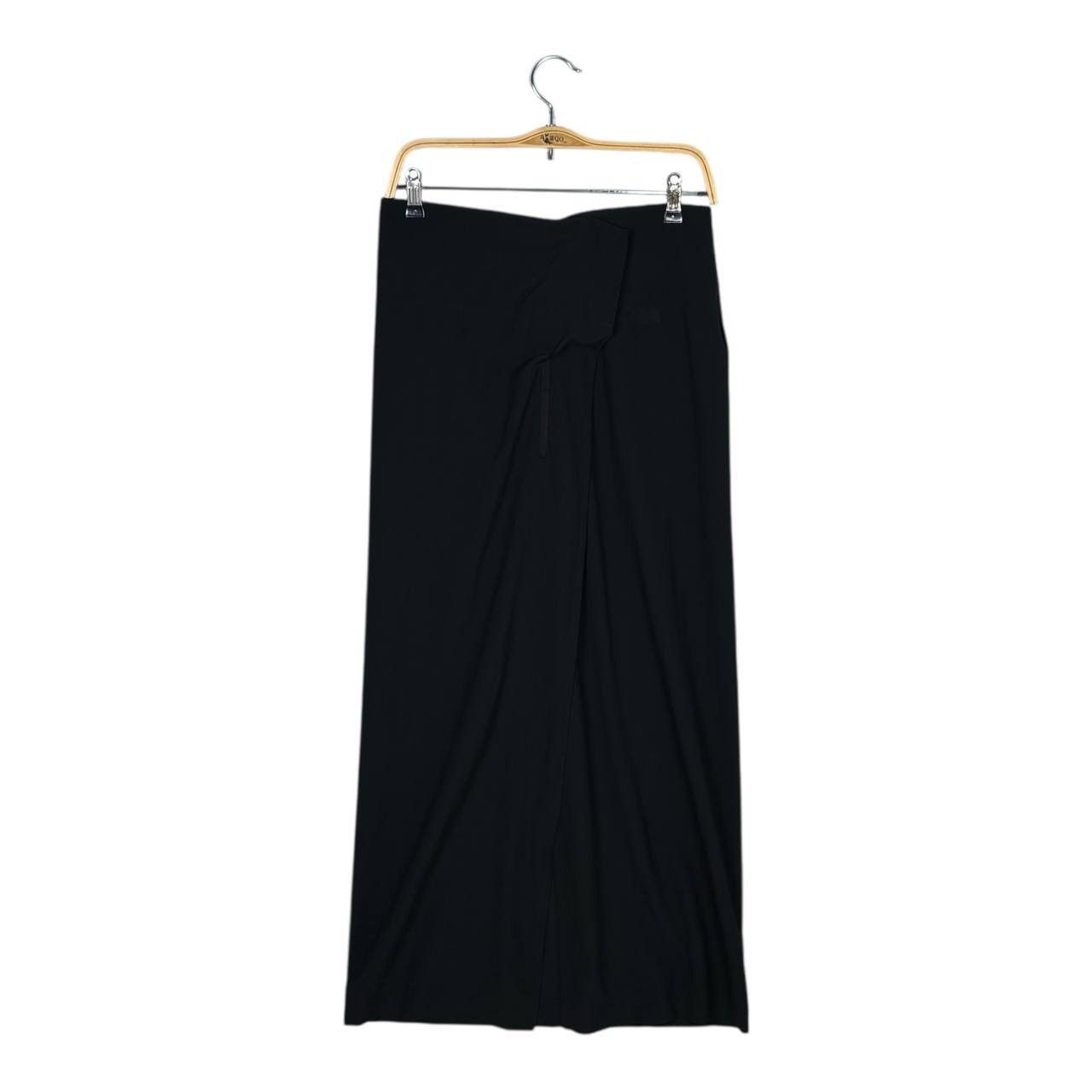 Yohji Yamamoto Y’s Yohji Yamamoto Wool Wrap Maxi Skirt Archival Black 3 Size 29" - 1 Thumbnail