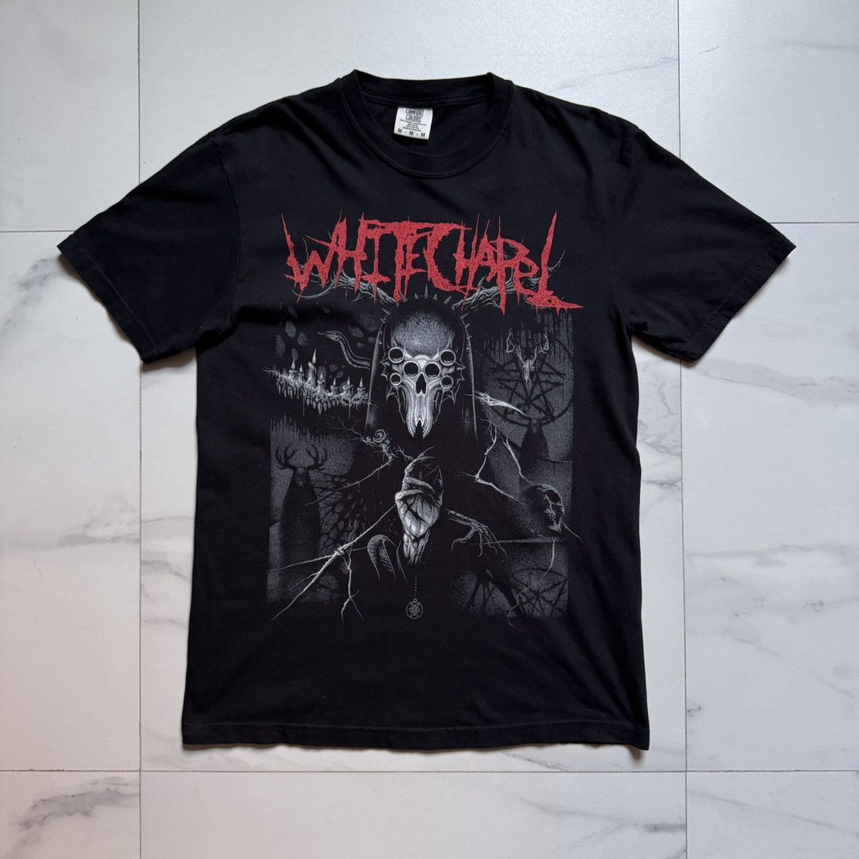 Band Tees Whitechapel Hymns In Dissonance Tour Tee Size US M / EU 48-50 / 2 - 2 Thumbnail