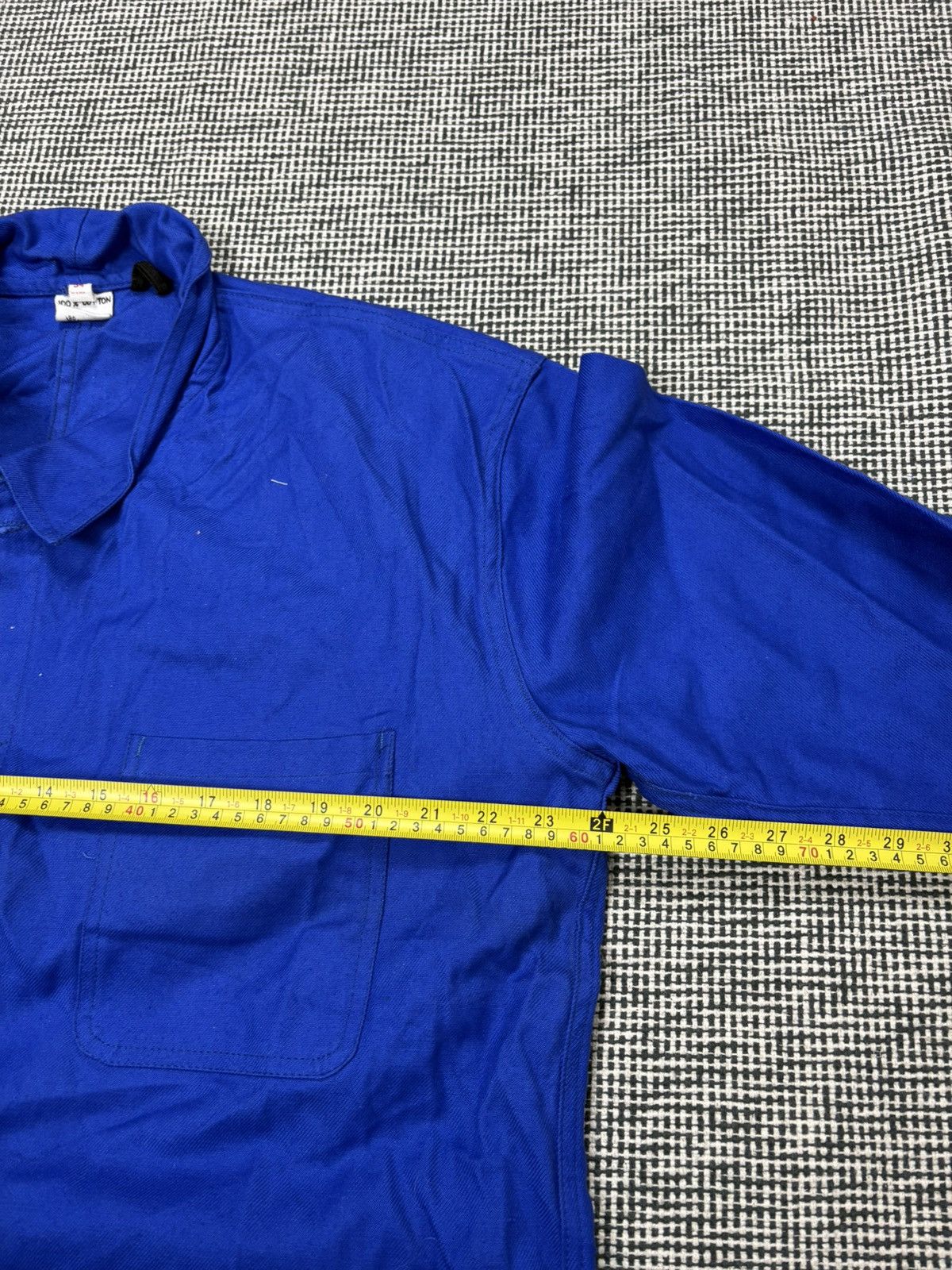 Other 1970s French chore coat jacket workwear bleu de travail Size US XL / EU 56 / 4 - 7 Thumbnail