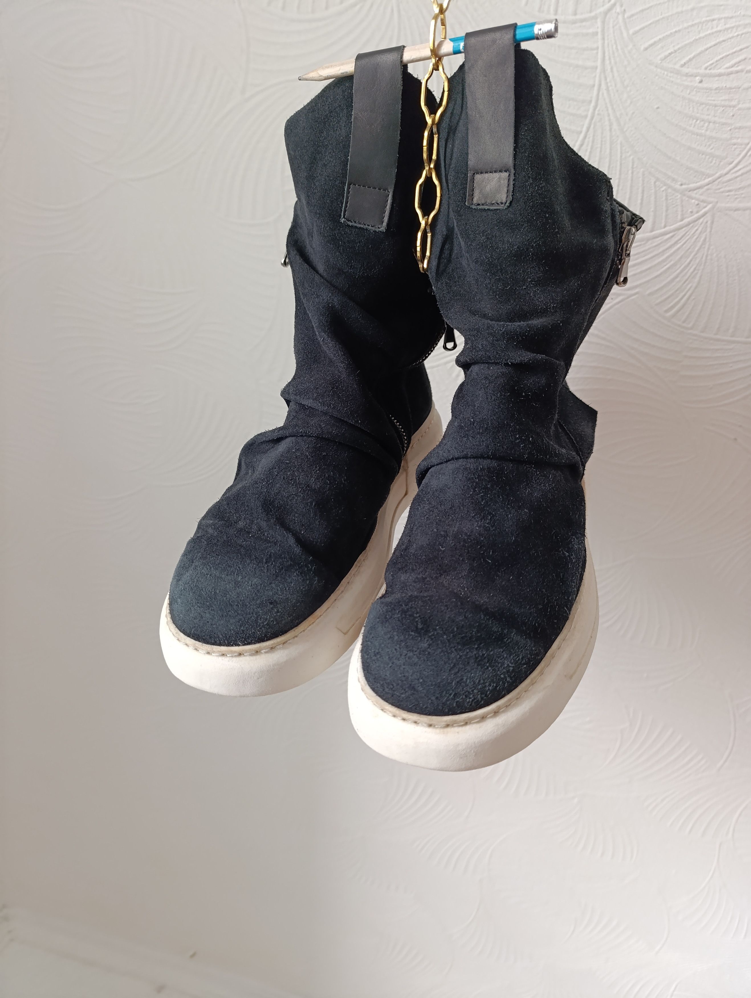 Vintage SAVIOB ARBATO MENS SUEDE HIGT SNEAKERS Size US 9 / EU 42 - 3 Thumbnail