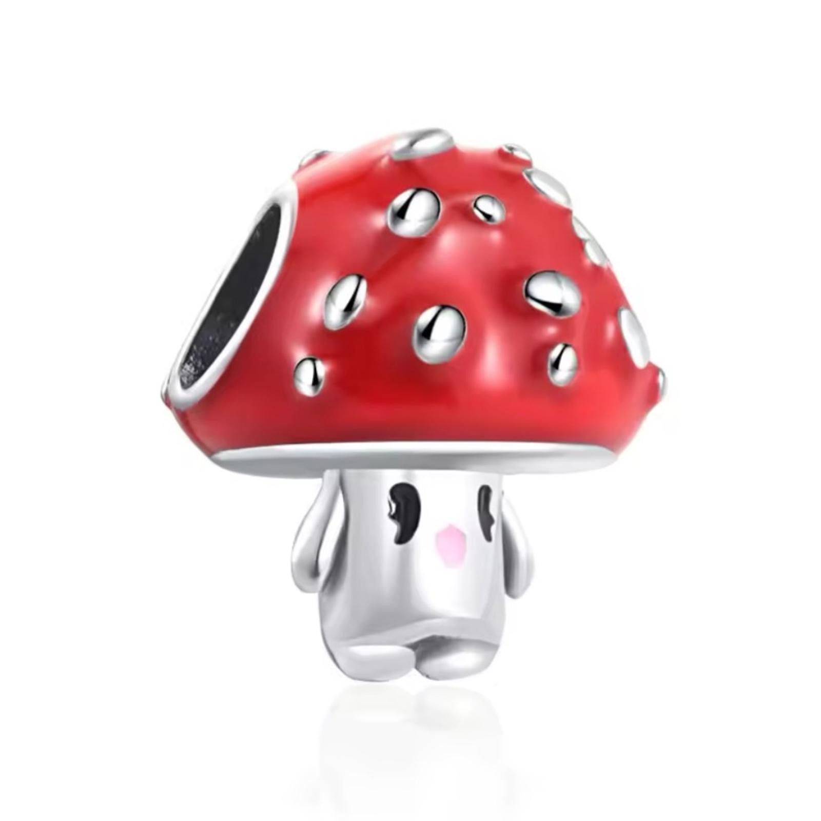 Other NWOT Mushroom Bead Charm Sterling Silver 925 Size ONE SIZE - 1 Thumbnail