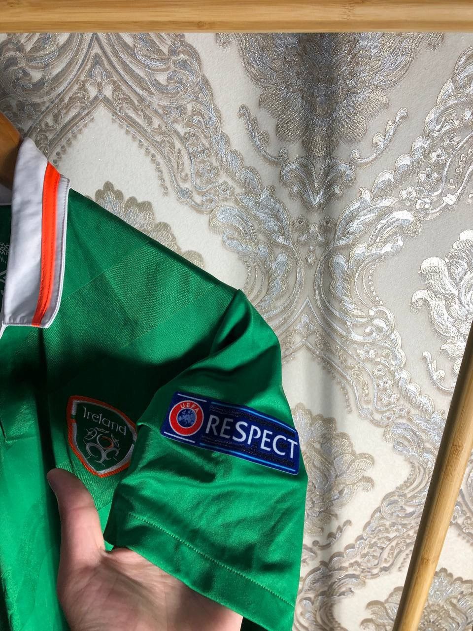 Umbro × Vintage VERY RARE UMBRO IRELAND EURO SOCCER JERSEY BLOKECORE RETRO Size US M / EU 48-50 / 2 - 6 Thumbnail