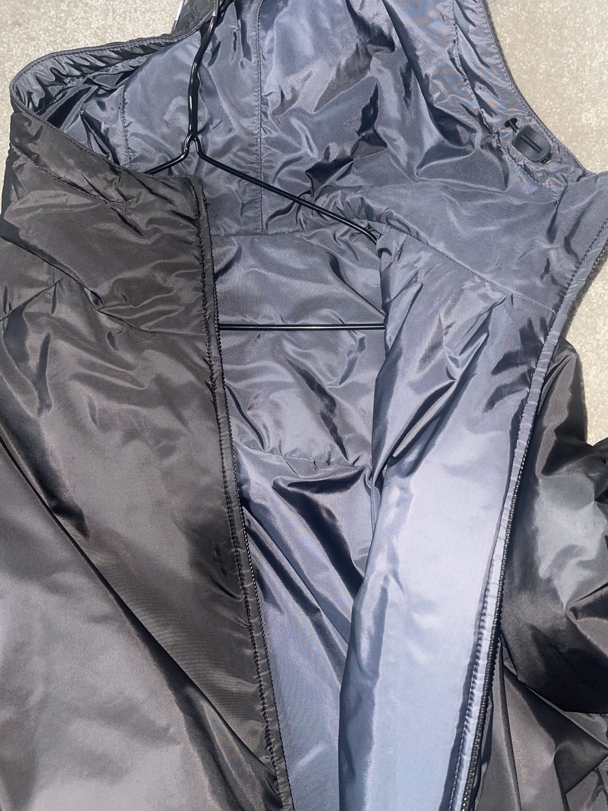 Prada PRADA 2021 Reversable Black/Blue Nylon Puffer Jacket Size US L / EU 52-54 / 3 - 7 Thumbnail