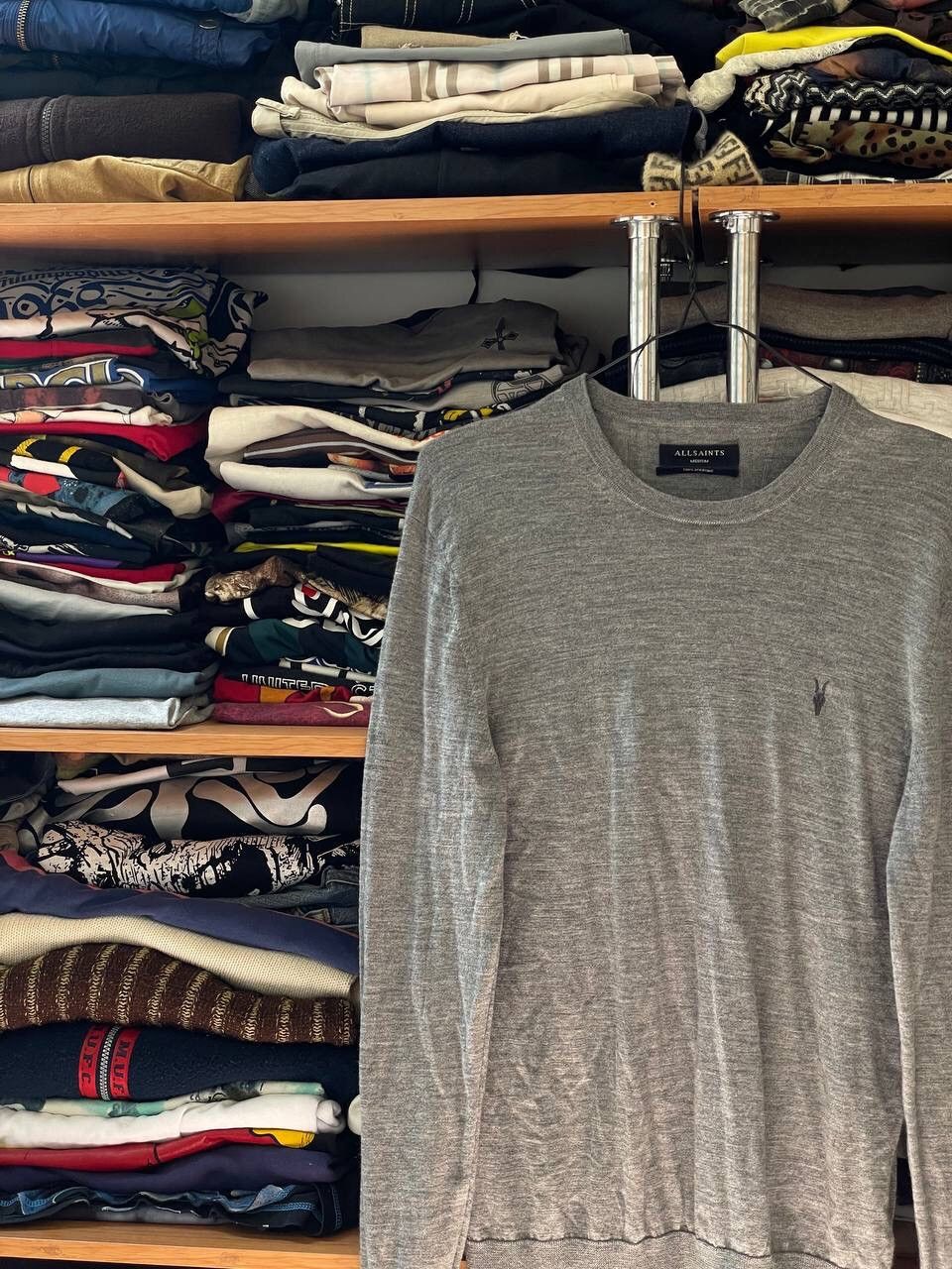 Allsaints Allsaints Vintage Knit Wool Lightweight Y2K Basic sweater Size US M / EU 48-50 / 2 - 3 Thumbnail