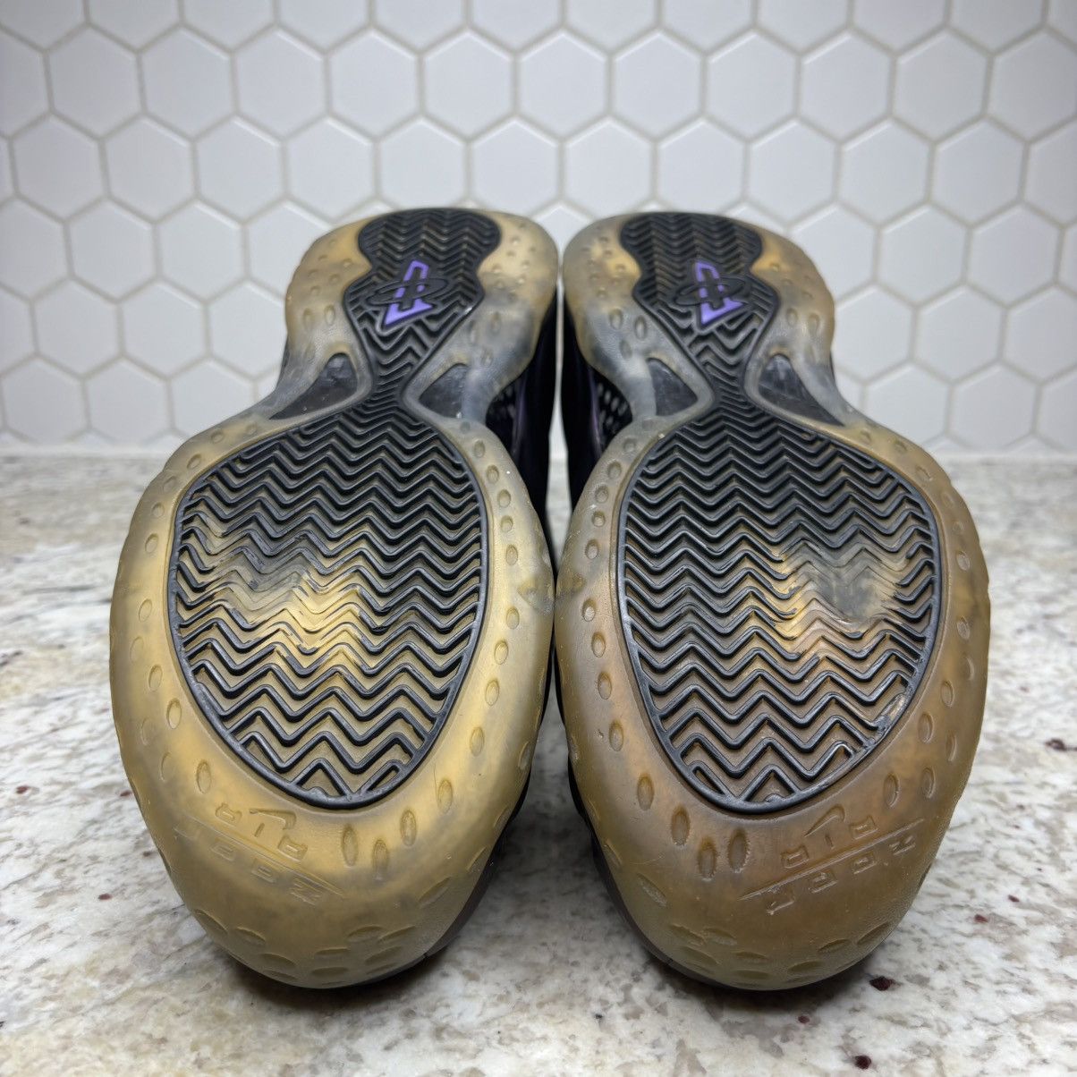 Nike Size 10.5-Nike Foamposite One Eggplant (2017) WORN No Box Size US 10.5 / EU 43-44 - 16 Thumbnail