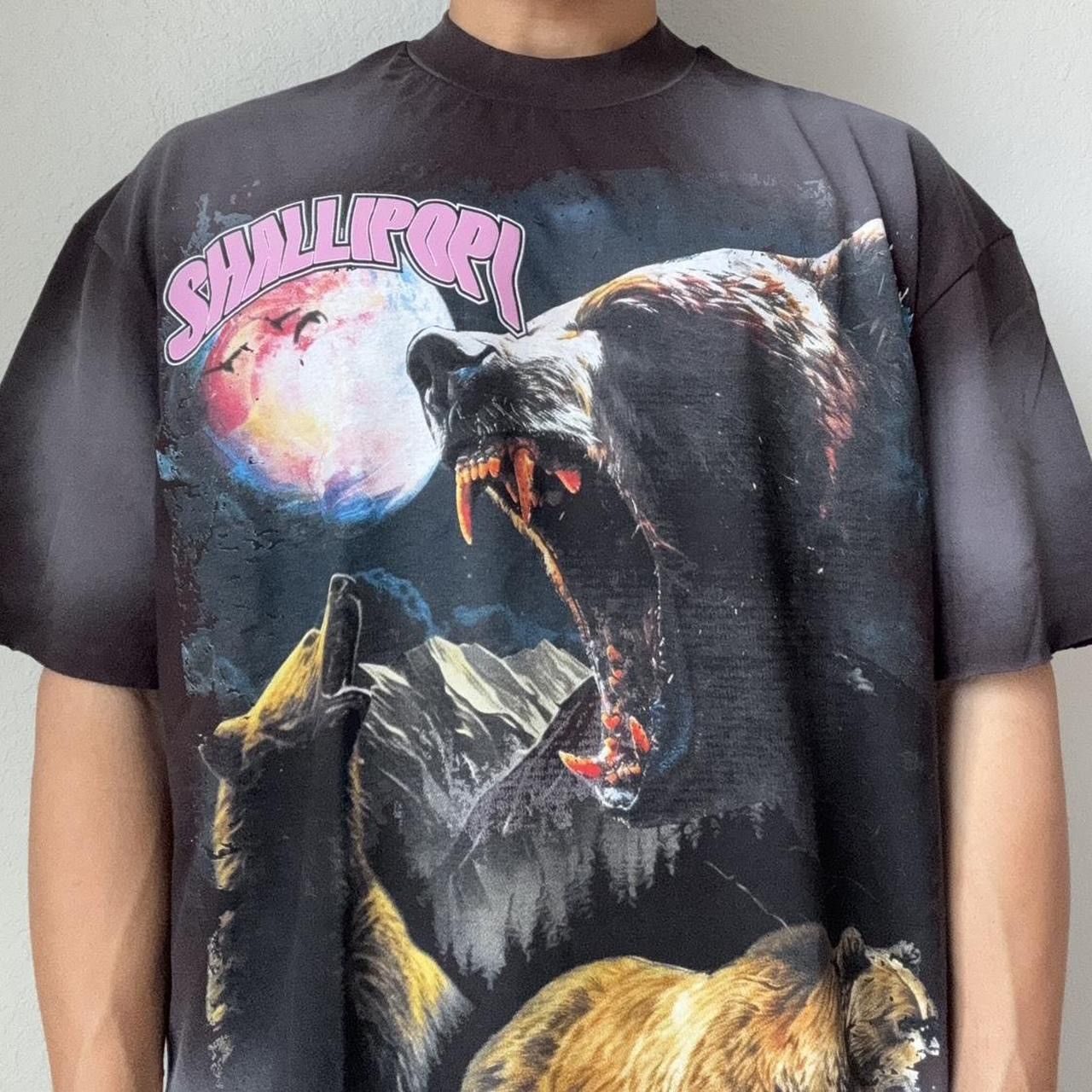 Rap Tees Shallipopi Nature Bears Exclusive Graphics Tee Shirt Size US XL / EU 56 / 4 - 1 Thumbnail