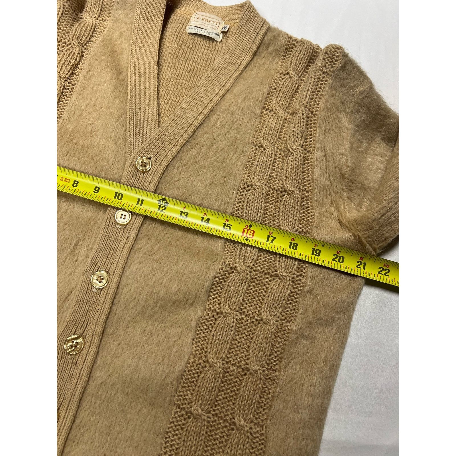 Vintage Vintage Brent Montgomery Ward Mohair Shag Cardigan Size US M / EU 48-50 / 2 - 5 Thumbnail