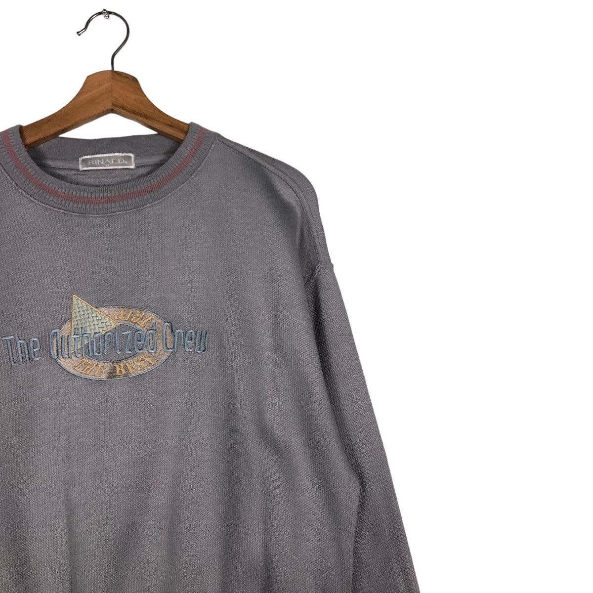 Japanese Brand 🔥Vintage Sweatshirt The Authrized Crew Embroidered Big Logo Size US M / EU 48-50 / 2 - 7 Thumbnail