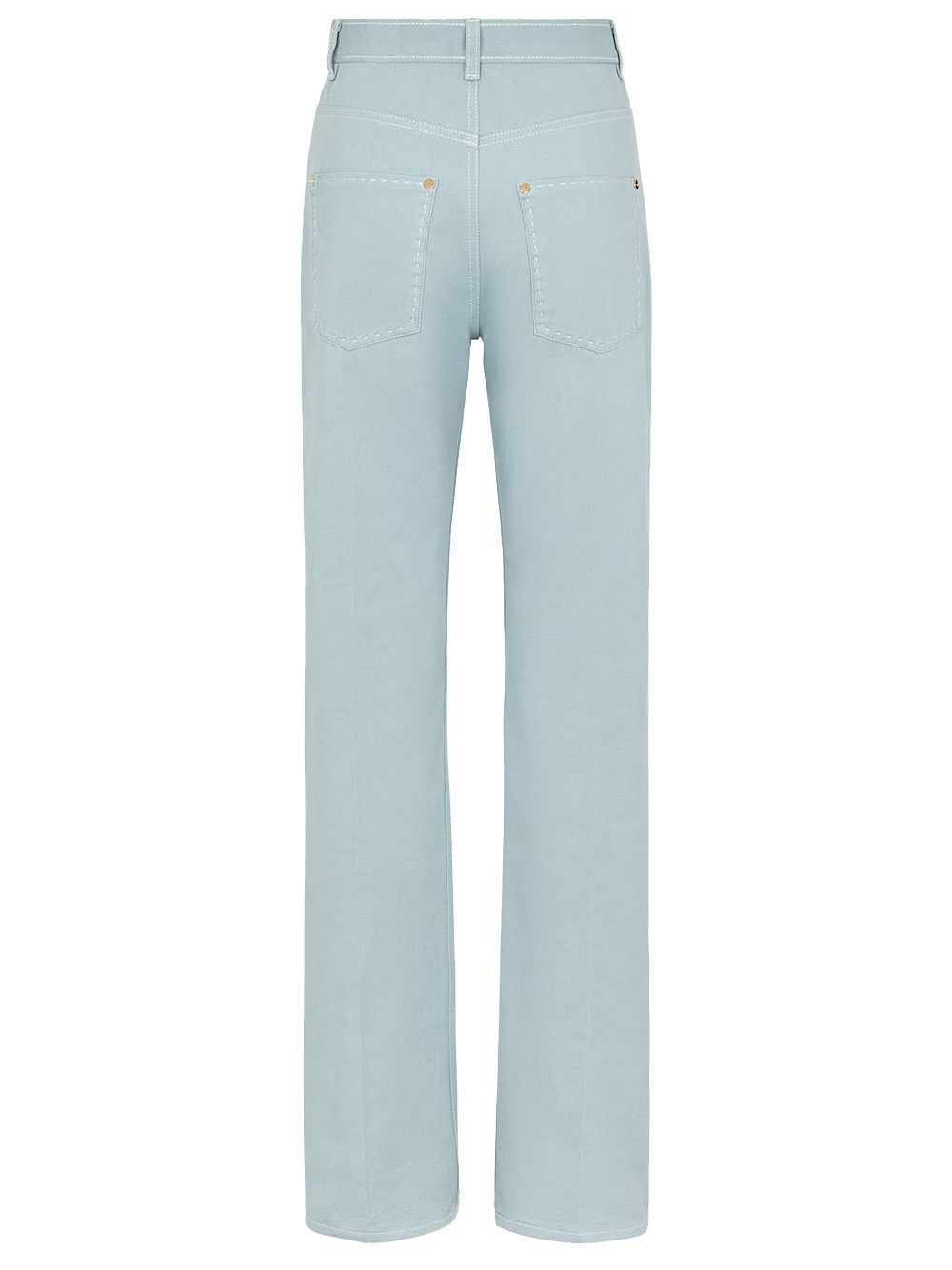Fendi o1w1db10325 FR5994 Jeans in Light Blue Size 28" / US 6 / IT 42 - 2 Thumbnail