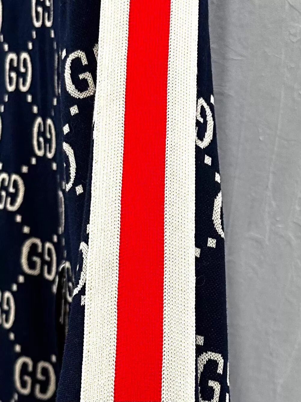 Gucci Blue GG Pattern Zip-Up er Jacket XS Size US XS / EU 42 / 0 - 5 Thumbnail