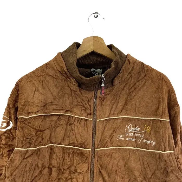 Gotcha Vtg GOTCHA SKATEBOARD SURFING Velvet Brown Jacket Size US M / EU 48-50 / 2 - 2 Thumbnail