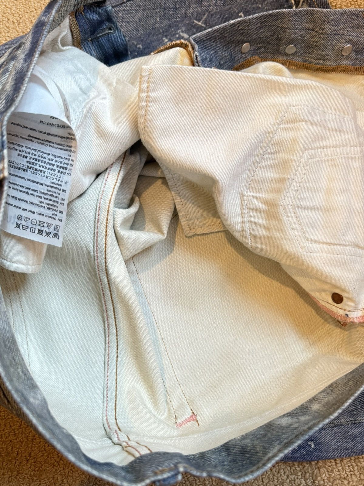 Acne Studios Acne Studios Printed Denim Size US 31 - 15 Thumbnail