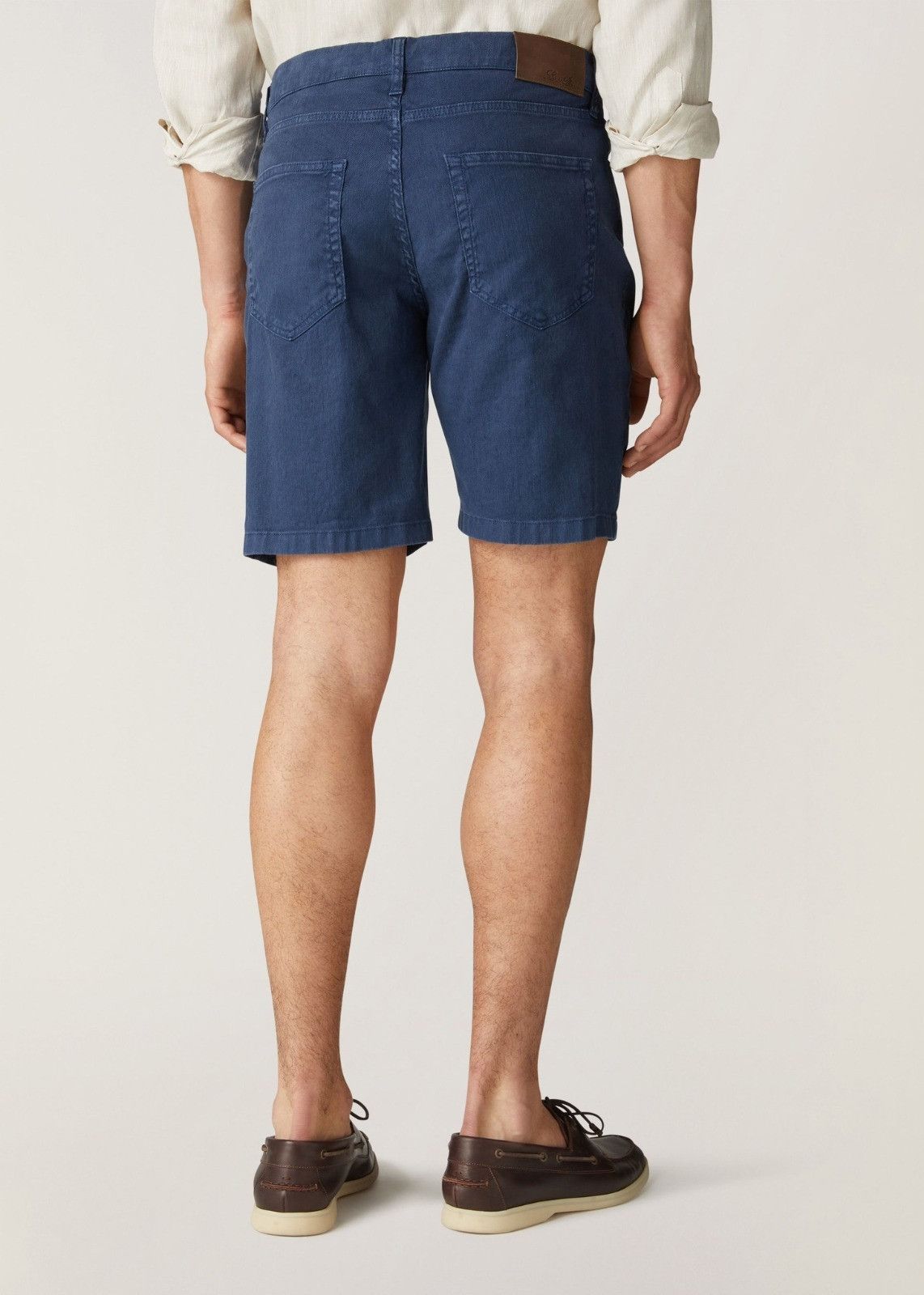Loro Piana o1srvl11e1024 Doccio Bermuda Shorts in Blue Size US 32 / EU 48 - 3 Thumbnail