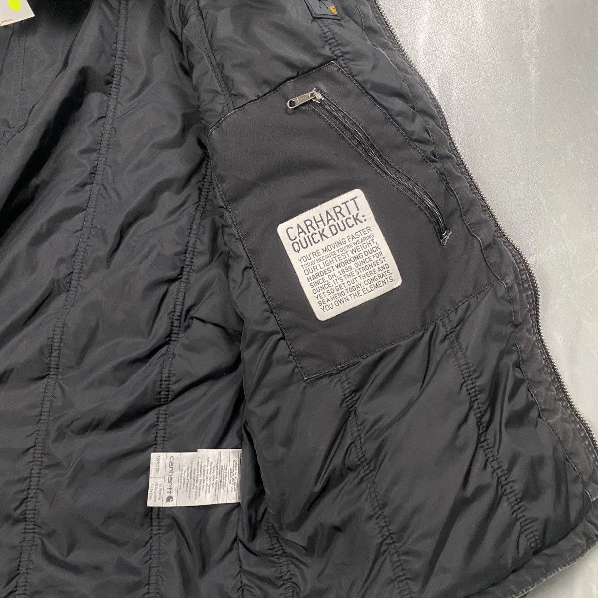 Carhartt Grail Vintage Carhartt Quick Duck Sunfaded Distressed Jacket Size US XL / EU 56 / 4 - 15 Thumbnail