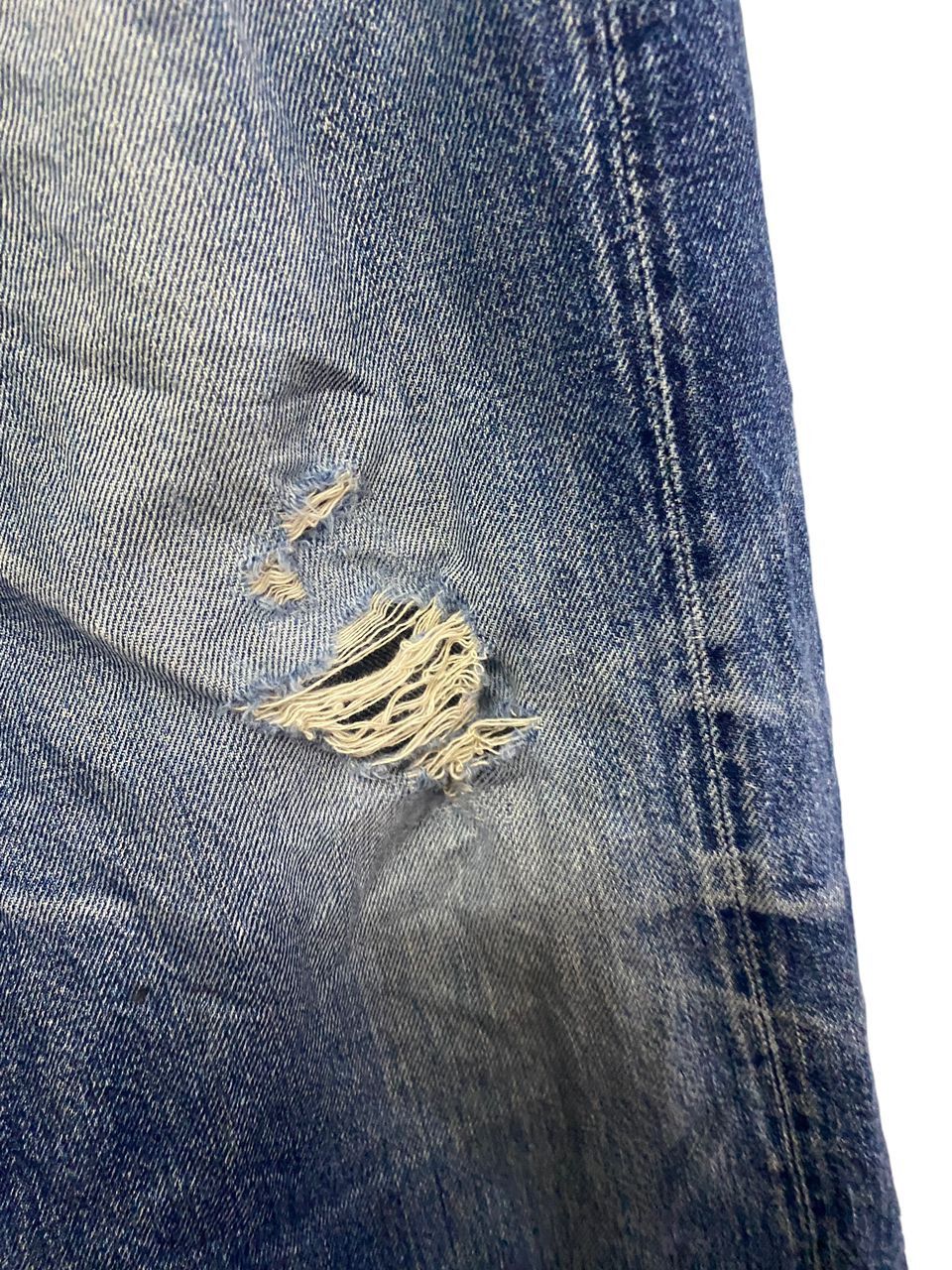 Sugar Cane 💥BEST OFFER💥VINTAGE SUGAR CANE SELVEGDE DISTRESSED DENIM Size US 30 / EU 46 - 16 Thumbnail