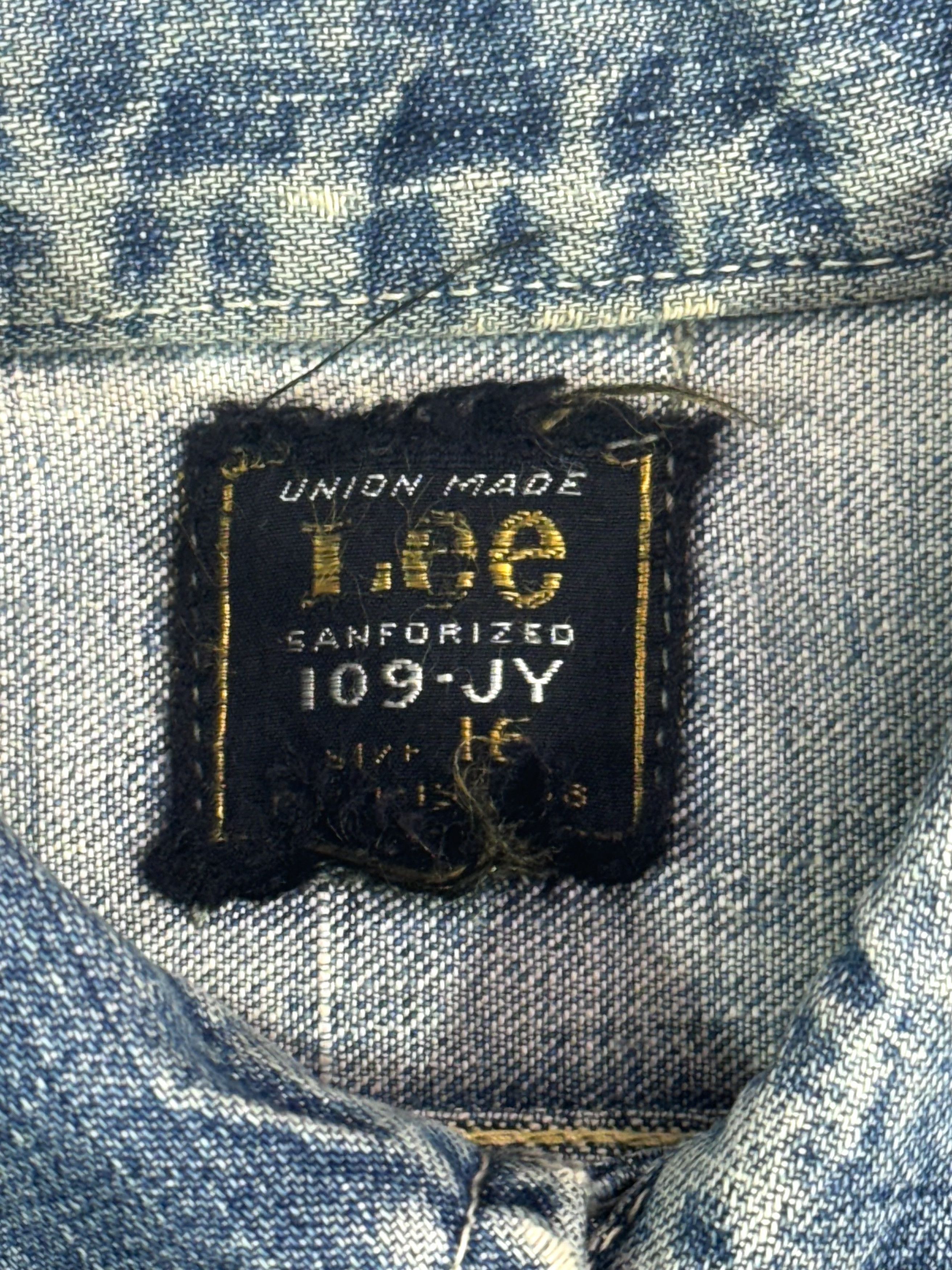 Lee 60's Lee 109-JY Denim jacket Size US XXS / EU 40 - 3 Thumbnail