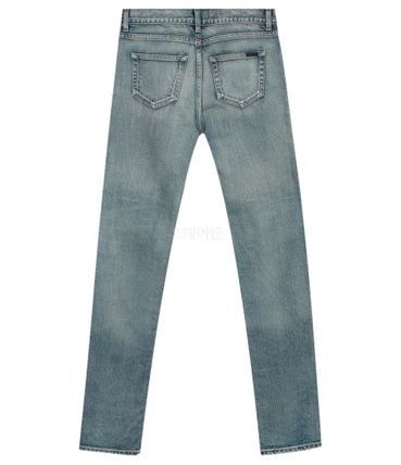 Saint Laurent Paris o1bcso1str1124 Low Rise Jeans in Blue Size 30" / US 8 / IT 44 - 2 Thumbnail