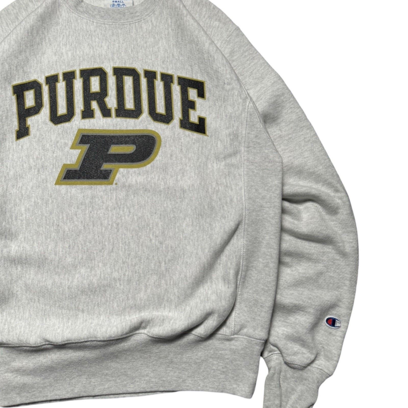 Champion Vintage Y2K Champion Reverse Weave Purdue Sweatshirt S Size US S / EU 44-46 / 1 - 2 Thumbnail