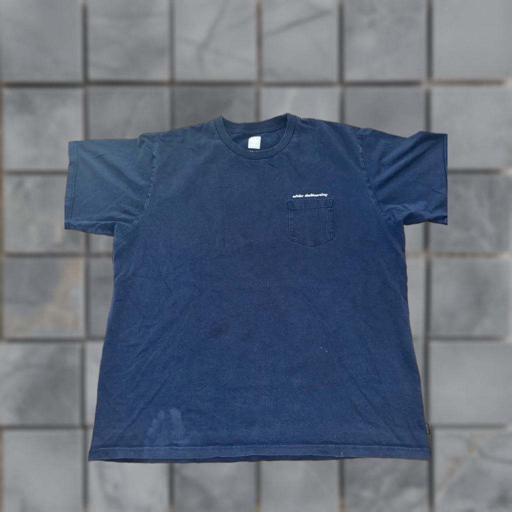 Adidas Adidas Skateboarding T-Shirt Navy Blue 2XL Men Regular Blue Shirt 2XL Mens Size US XXL / EU 58 / 5 - 1 Thumbnail