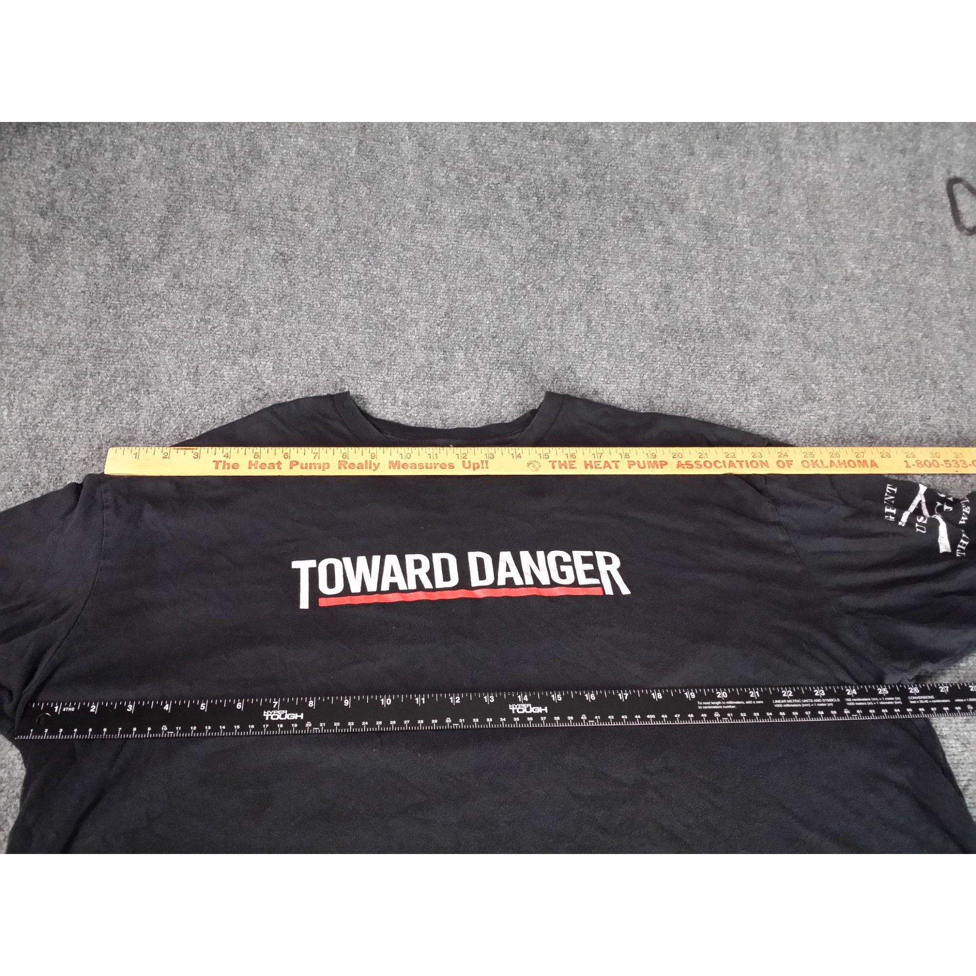 Grunt Style Grunt Style Tshirt Men Sz XXXL Toward Danger Flag Black Casu Size US XXL / EU 58 / 5 - 5 Thumbnail