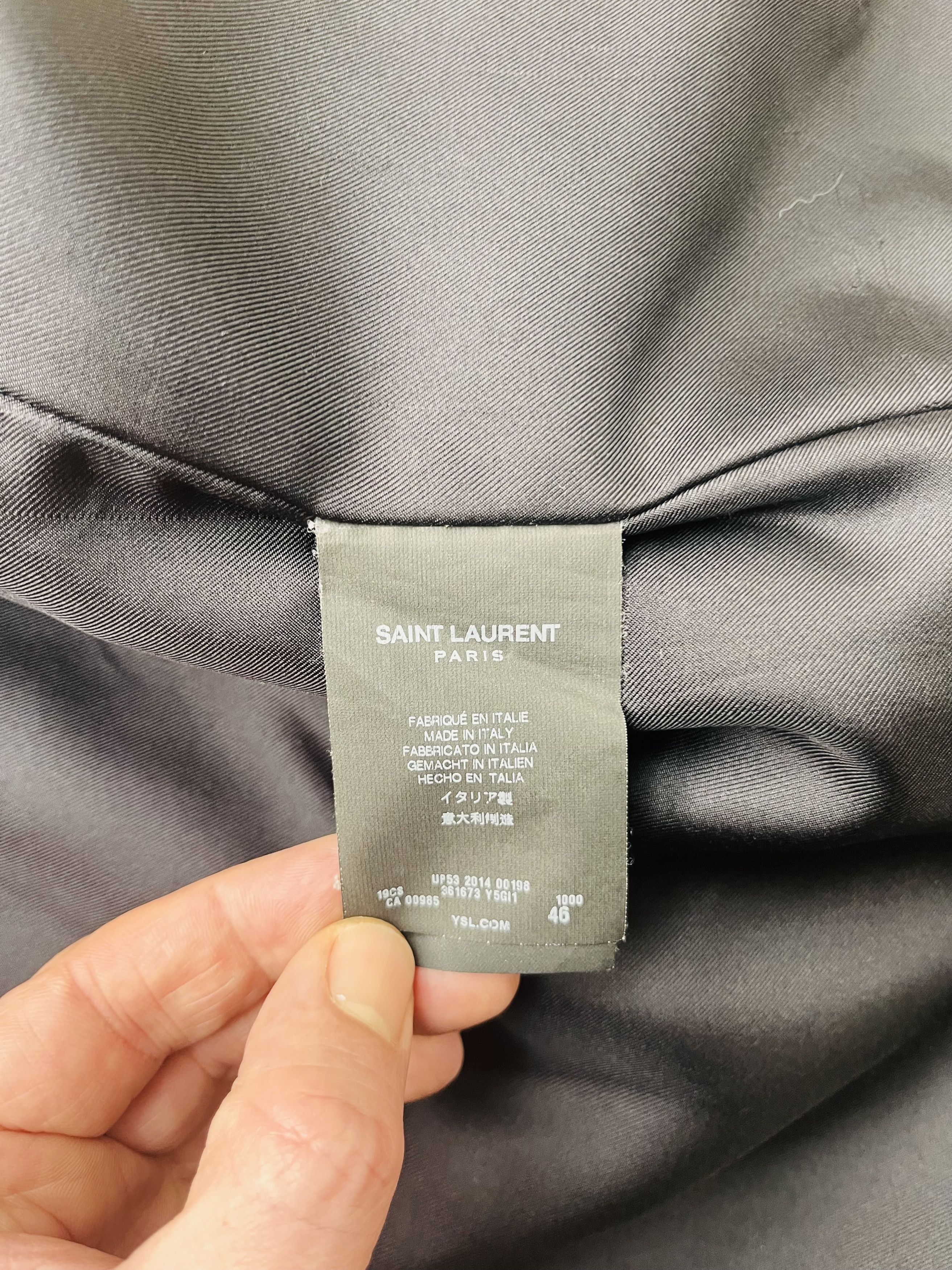 Saint Laurent Paris Hedi Slimane Saint Laurent Trapper leather jacket Size US S / EU 44-46 / 1 - 9 Thumbnail