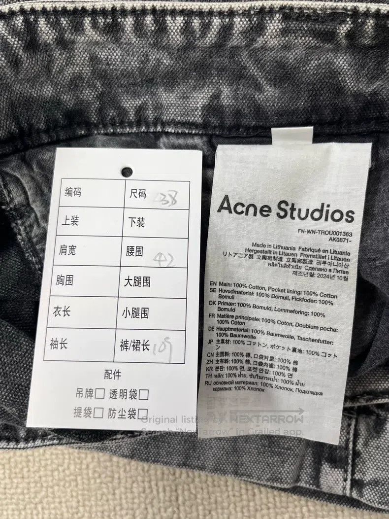 Acne Studios Acne Studios Reconstructed tailored vintage faded straight Size 25" / US 0 / IT 36 - 4 Thumbnail