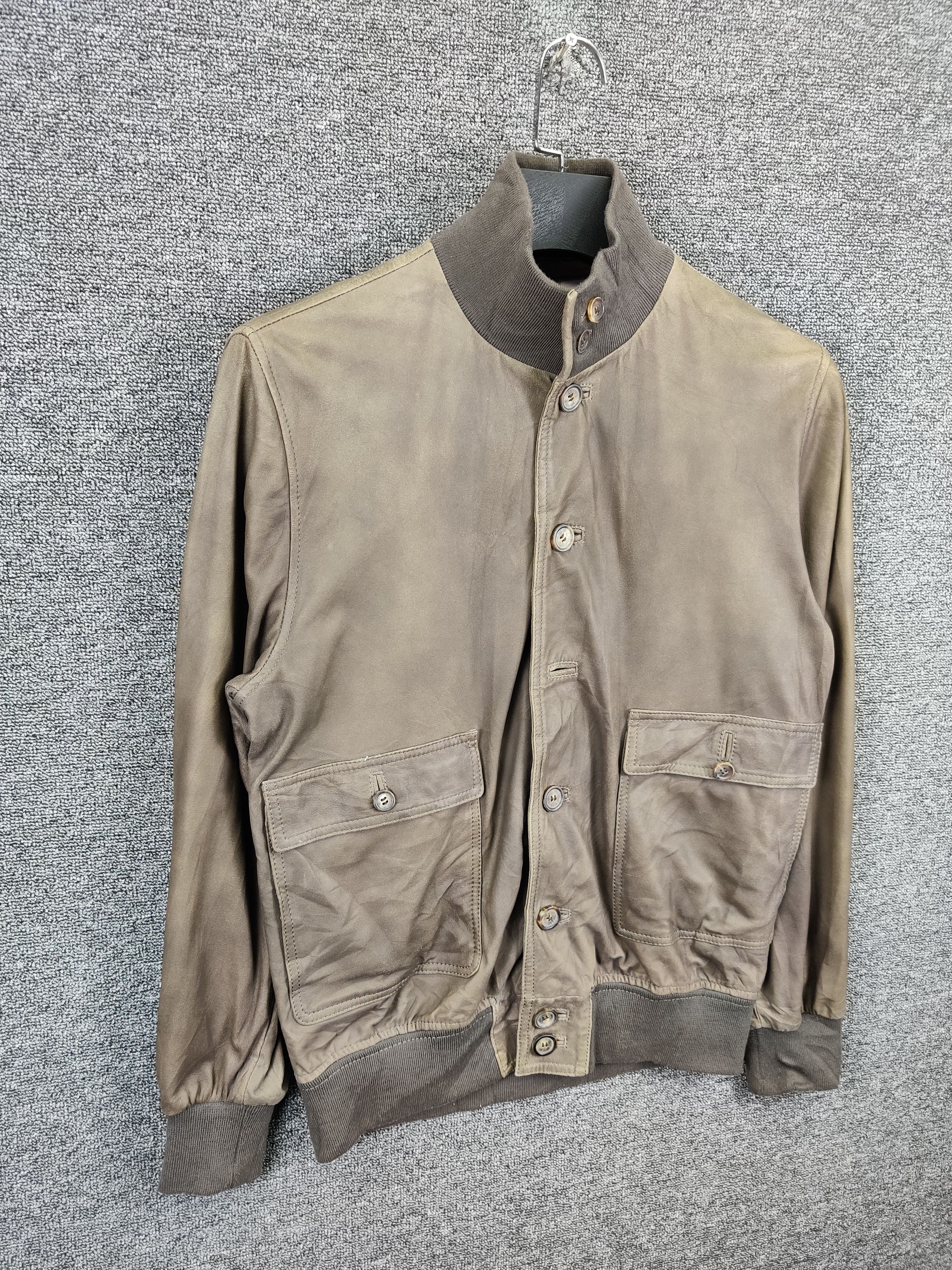 Valstar Valstar Valstarino Suede Leather Bomber Jacket Size US M / EU 48-50 / 2 - 4 Thumbnail