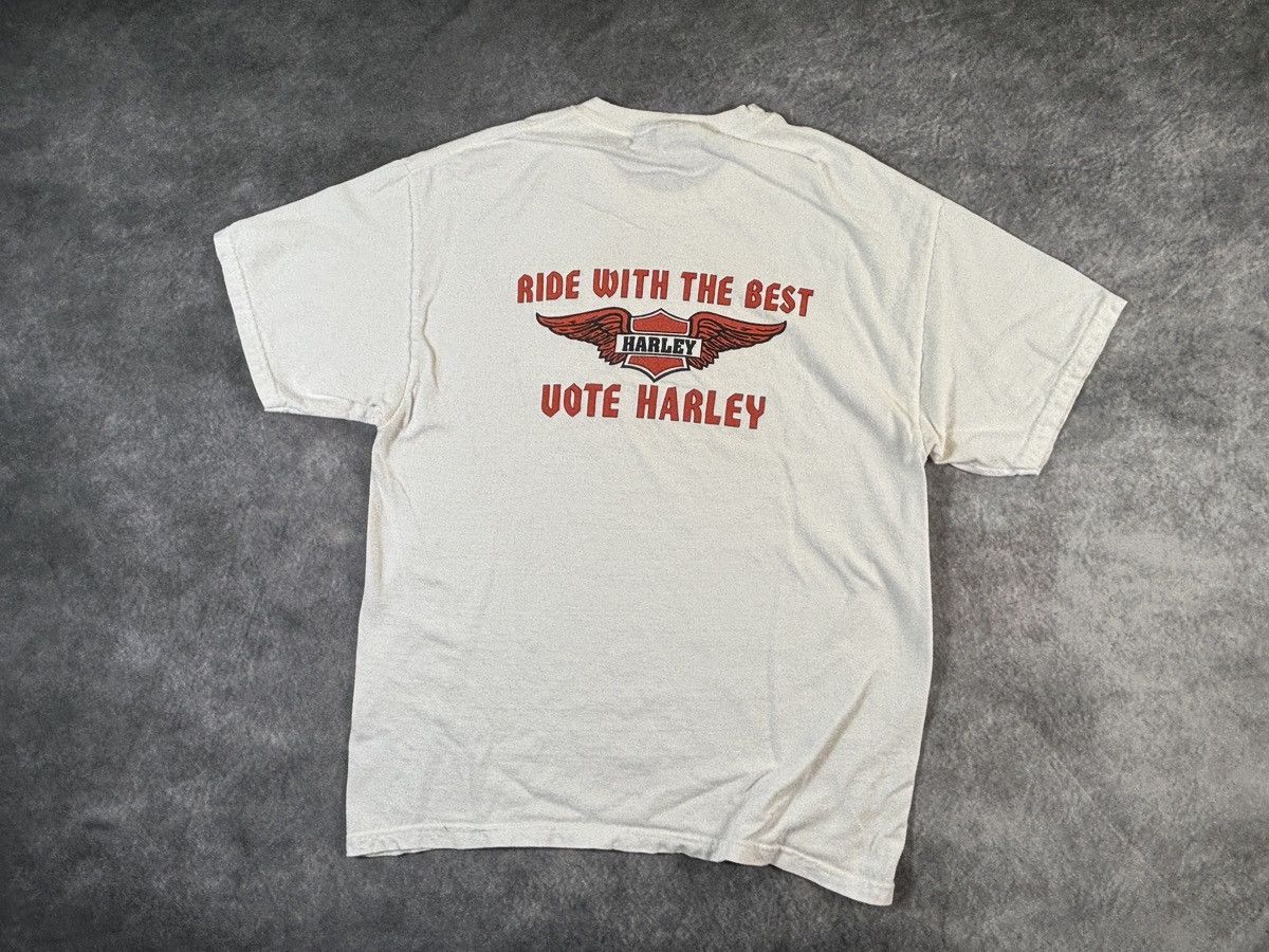 Harley Davidson Vintage Harley Davidson Tee Motorcycle 1990s Biker Shirt Size US L / EU 52-54 / 3 - 7 Thumbnail