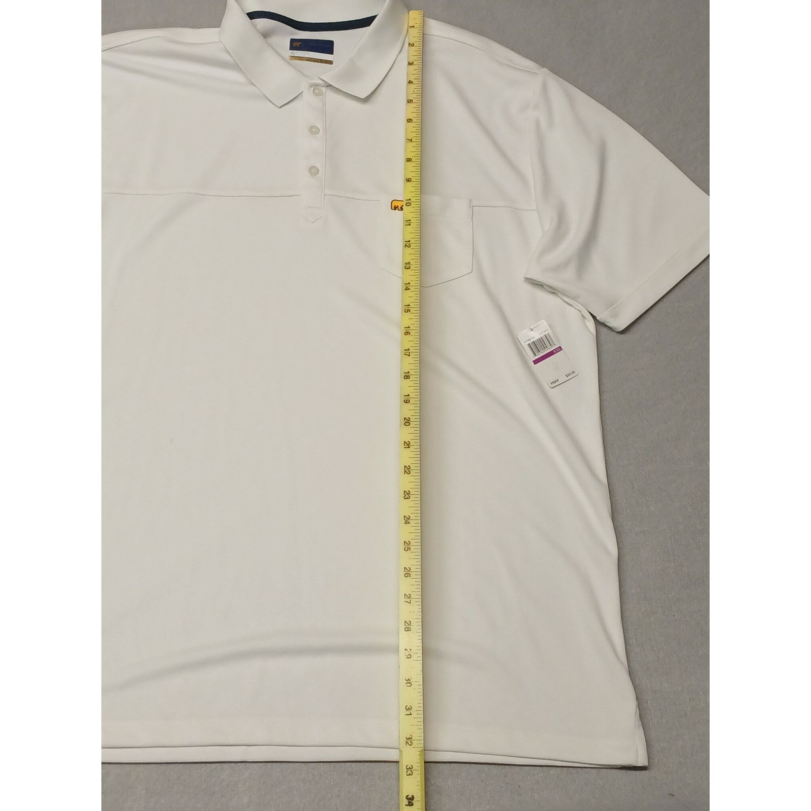 Other Jack Nicklaus (XXL) White Stay Dry Fit Button Collar Shirt Size US XXL / EU 58 / 5 - 2 Thumbnail