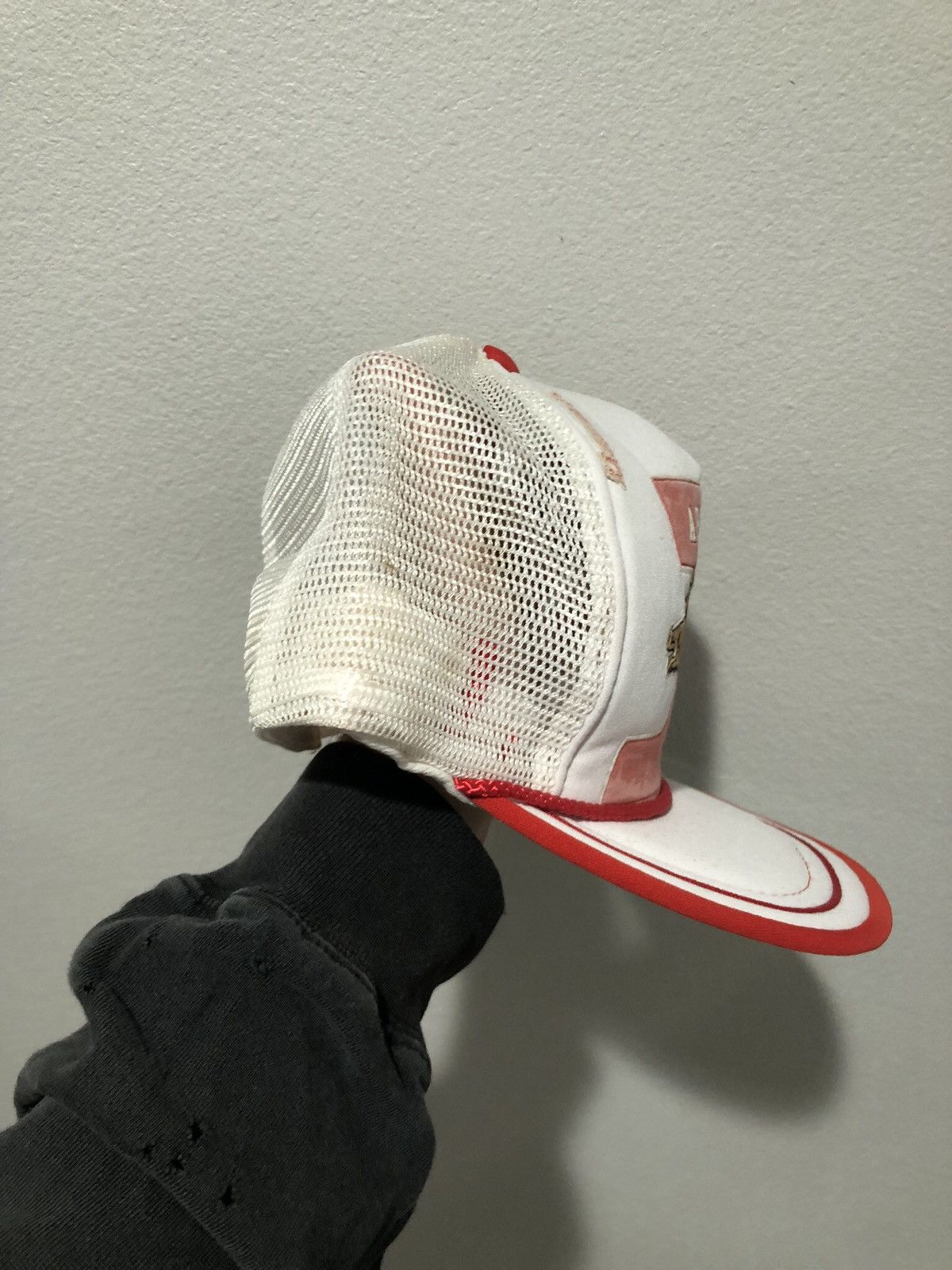 Vintage 80s Arkansas Razorbacks University Trucker Cap Size ONE SIZE - 5 Thumbnail