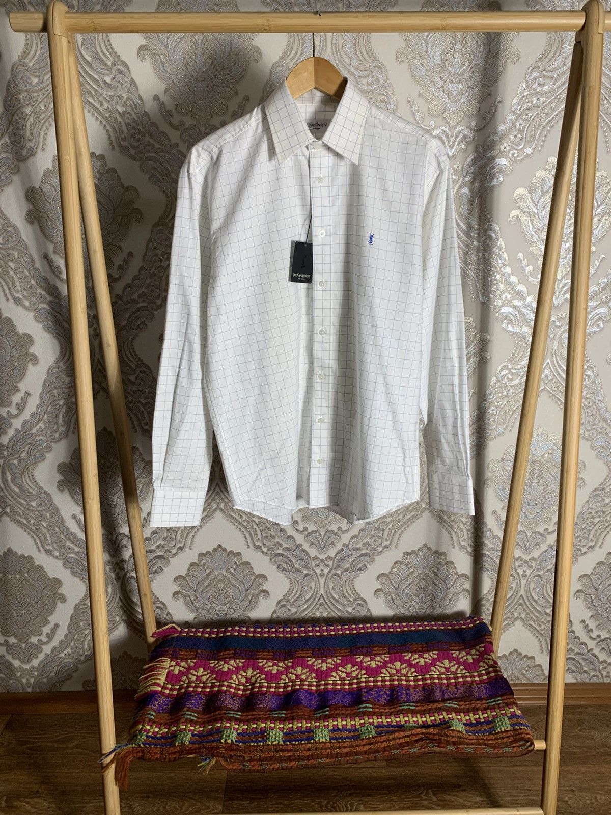 Saint Laurent Paris VINTAGE YVES SAINT LAURENT CLASSIC DESIGNER RETRO Y2K 90s Size US XL / EU 56 / 4 - 1 Thumbnail