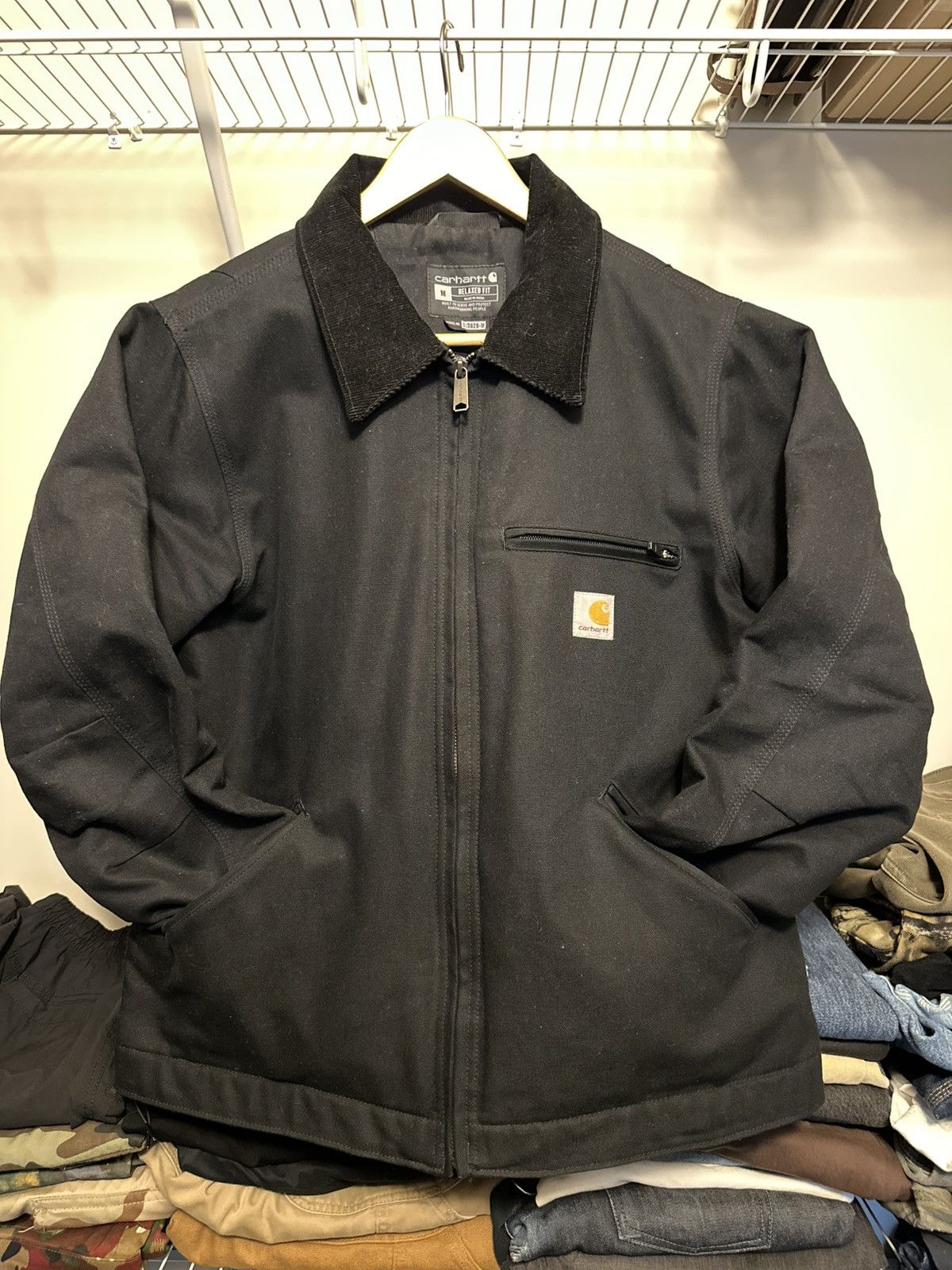 Carhartt MEN'S BLANKET-LINED DETROIT JACKET - RELAXED FIT Size US L / EU 52-54 / 3 - 1 Thumbnail