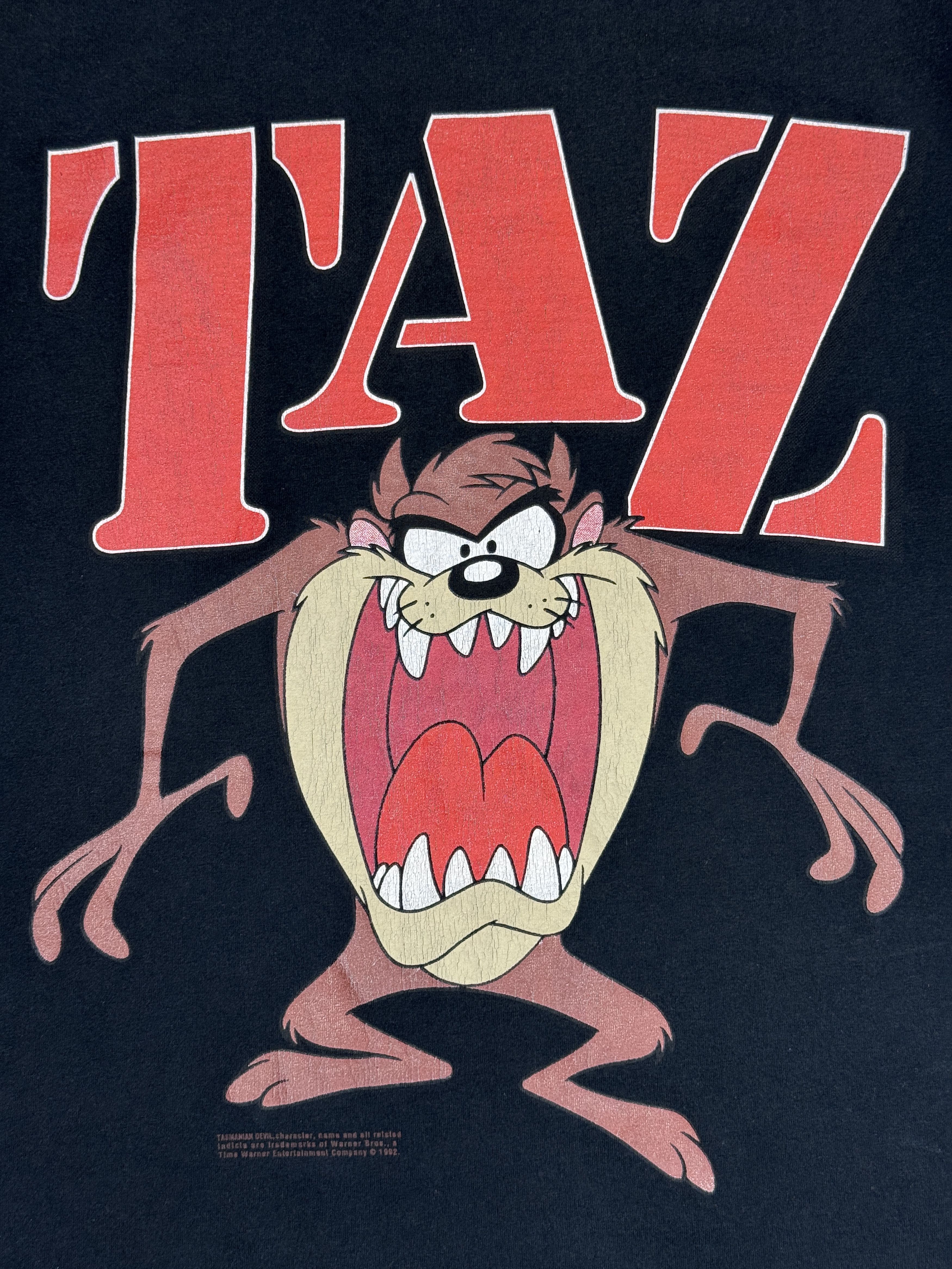 Vintage × Warner Bros Vintage 1992 Looney Tunes Taz T-Shirt Warner Brosers Size US S / EU 44-46 / 1 - 7 Thumbnail