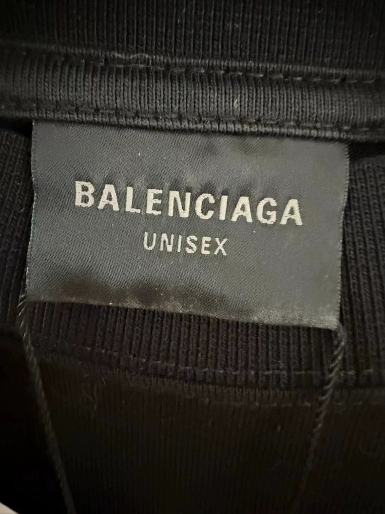 Balenciaga Bitcoin Distressed Short Sleeve Tee