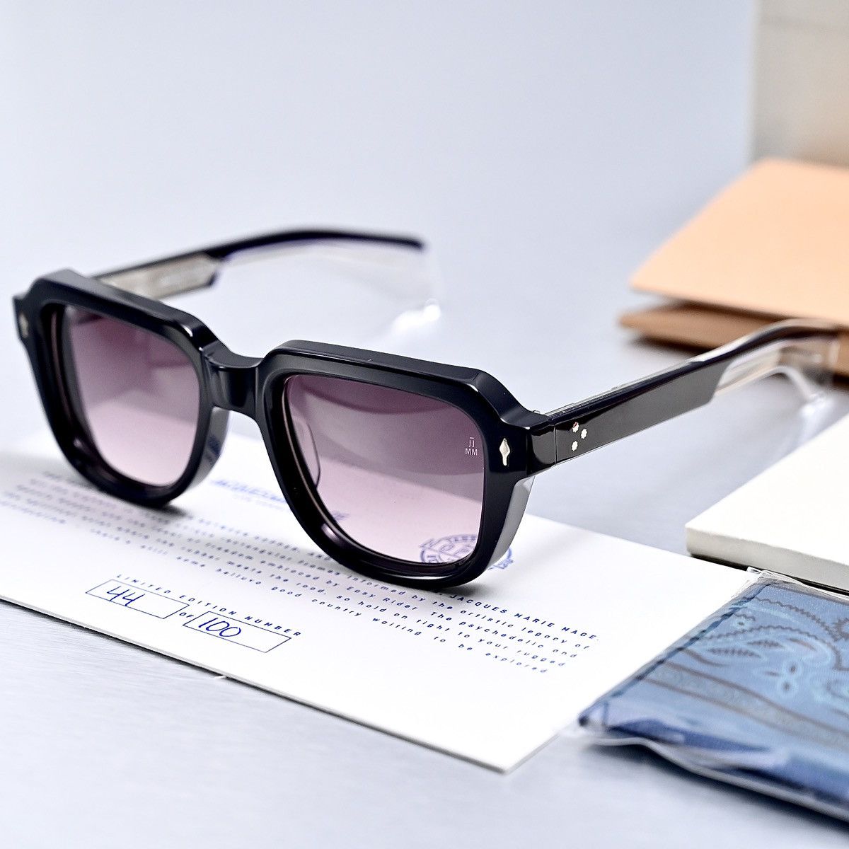 Jacques Marie Mage JACQUES MARIE MAGE TAOS SKYE SUNGLASSES Size ONE SIZE - 13 Thumbnail