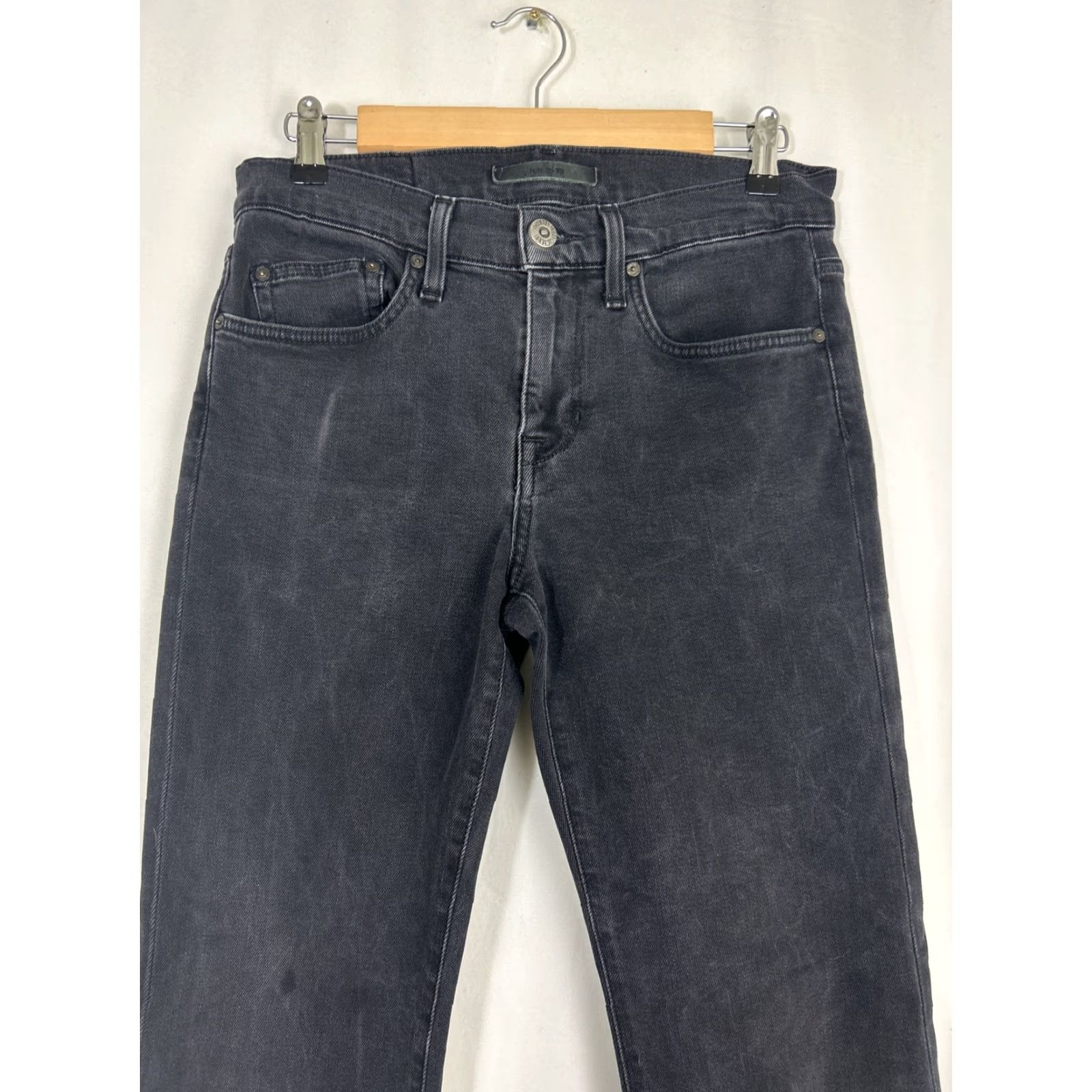 Vintage Joes Jeans Mens Jeans 29x28 Black Straight Narrow Denim Jeans Size US 29 - 4 Thumbnail
