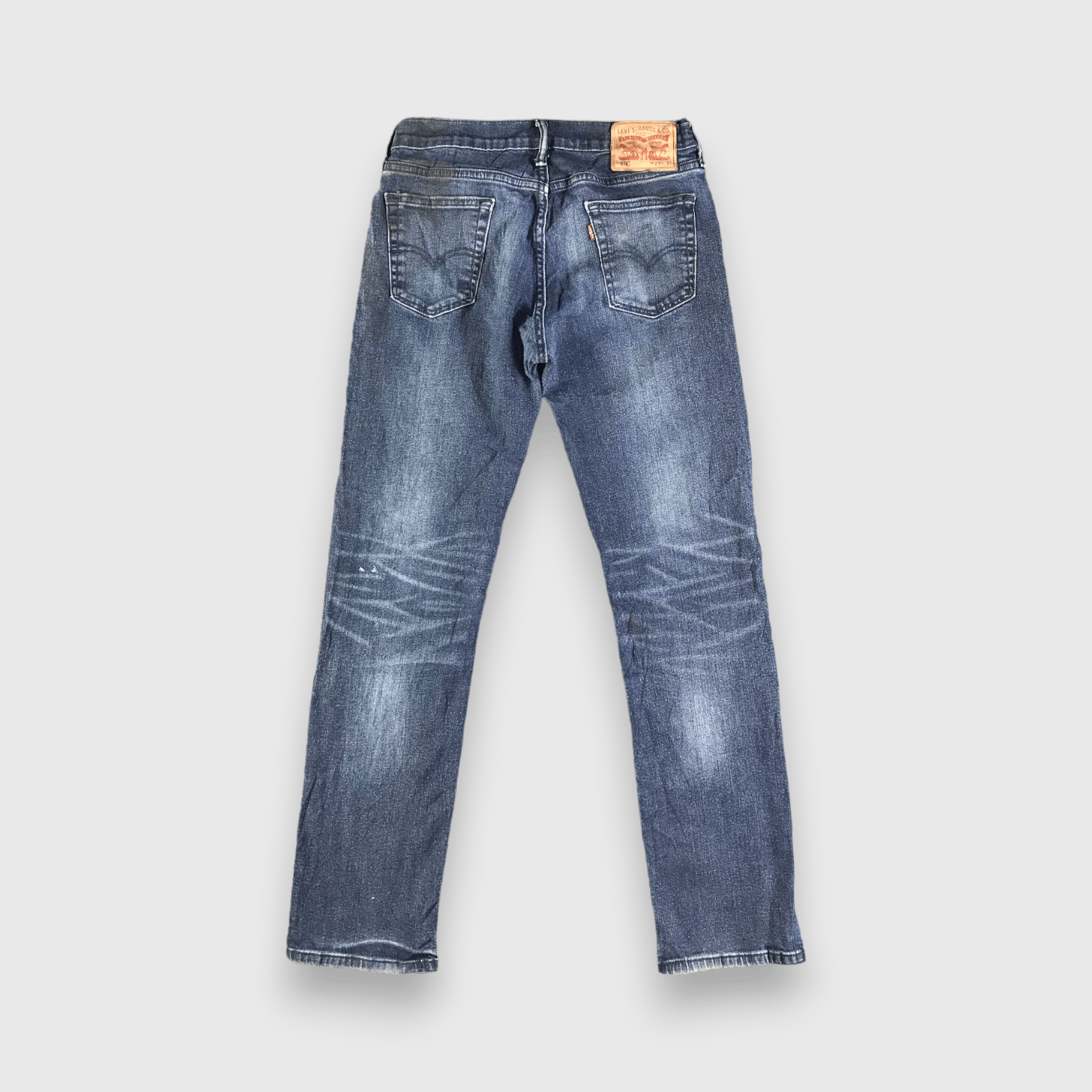 Levi's Vintage Blue Wash Levis 514 Jeans-J4205 Size US 29 - 2 Thumbnail