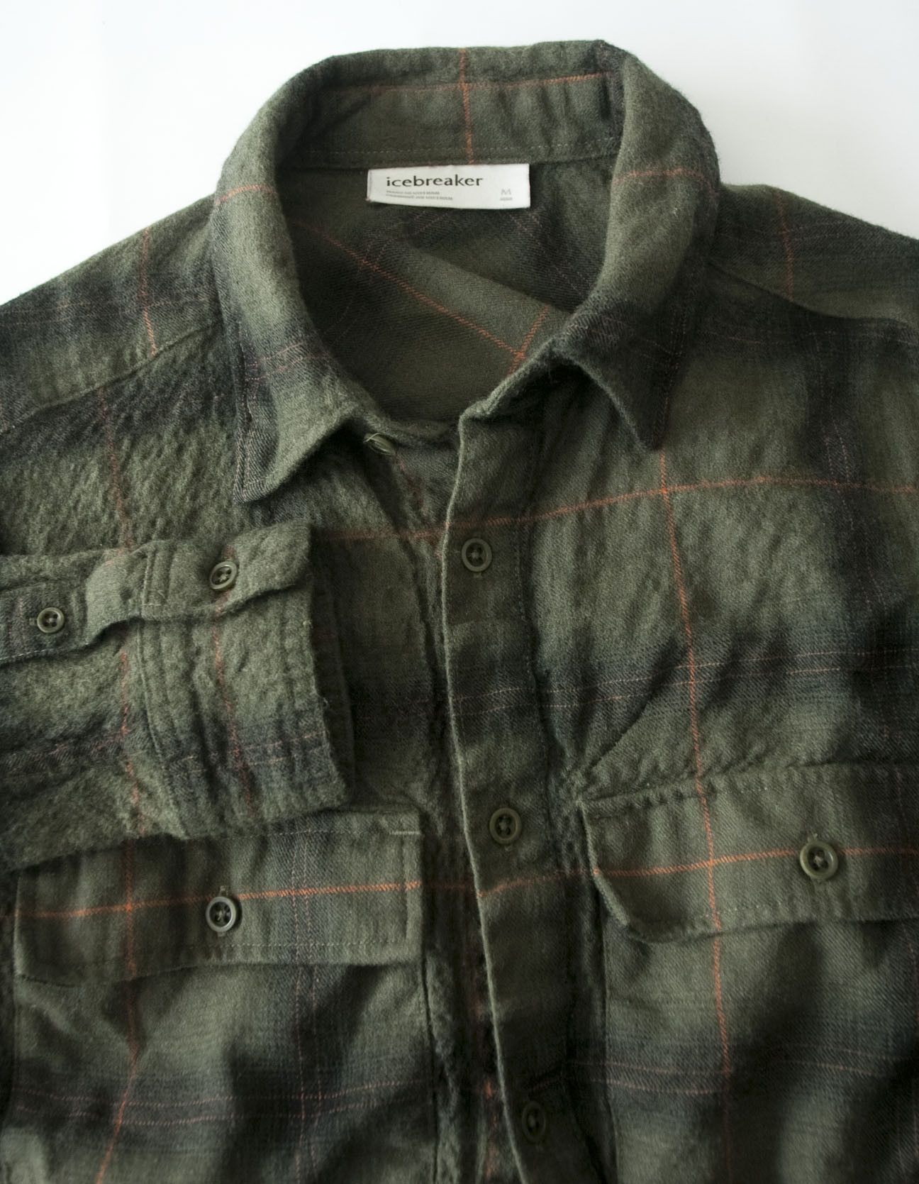 Icebreaker Icebreaker Shirt 100% Wool Size S Dark Green Plaid Size US S / EU 44-46 / 1 - 2 Thumbnail