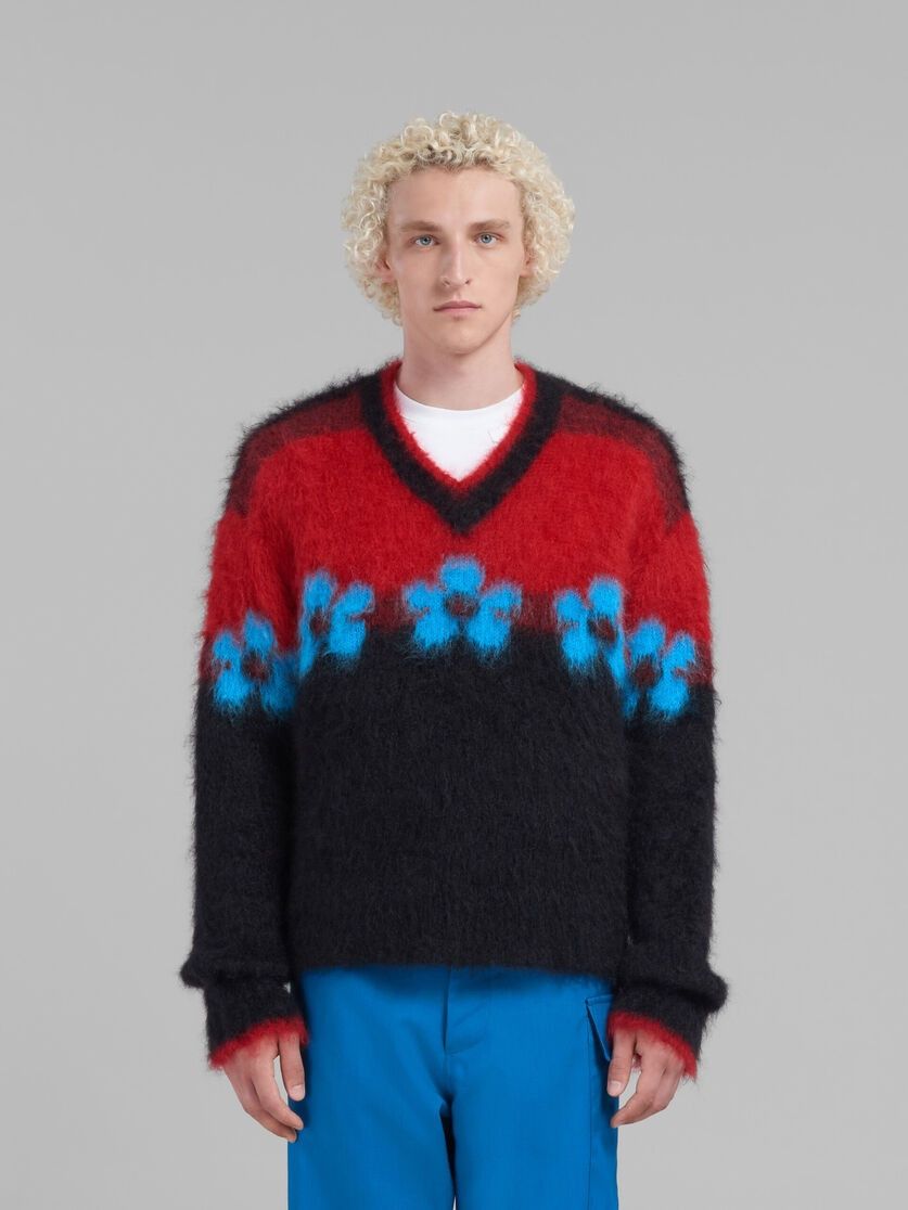 Marni oc11z0525 Mohair Jumper in Multicolor Size US M / EU 48-50 / 2 - 3 Thumbnail
