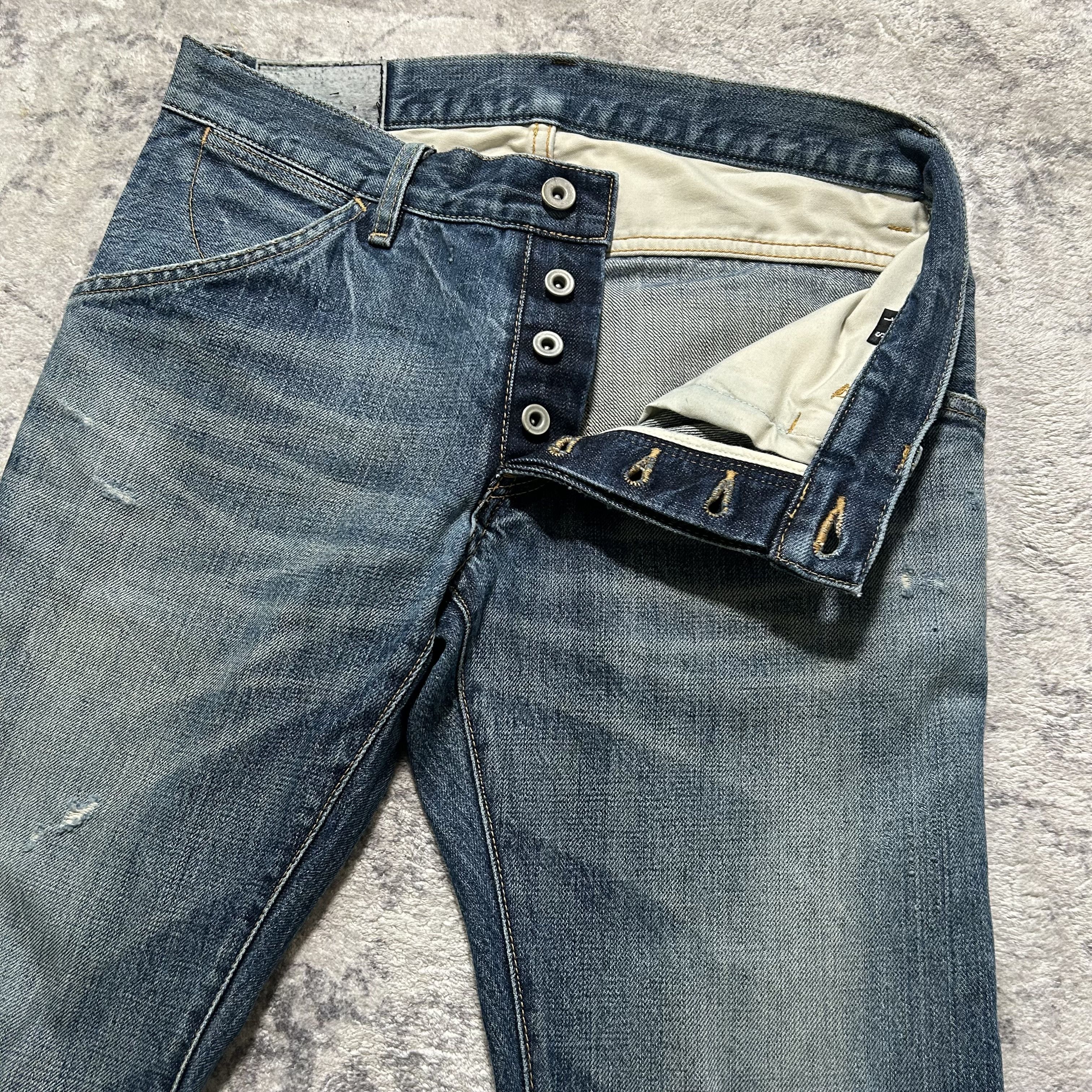 Kazuyuki Kumagai Attachment Kazuyuki Kumagai Attachment J-Cut Bootcut Flared Denim Jeans Size US 30 / EU 46 - 4 Thumbnail