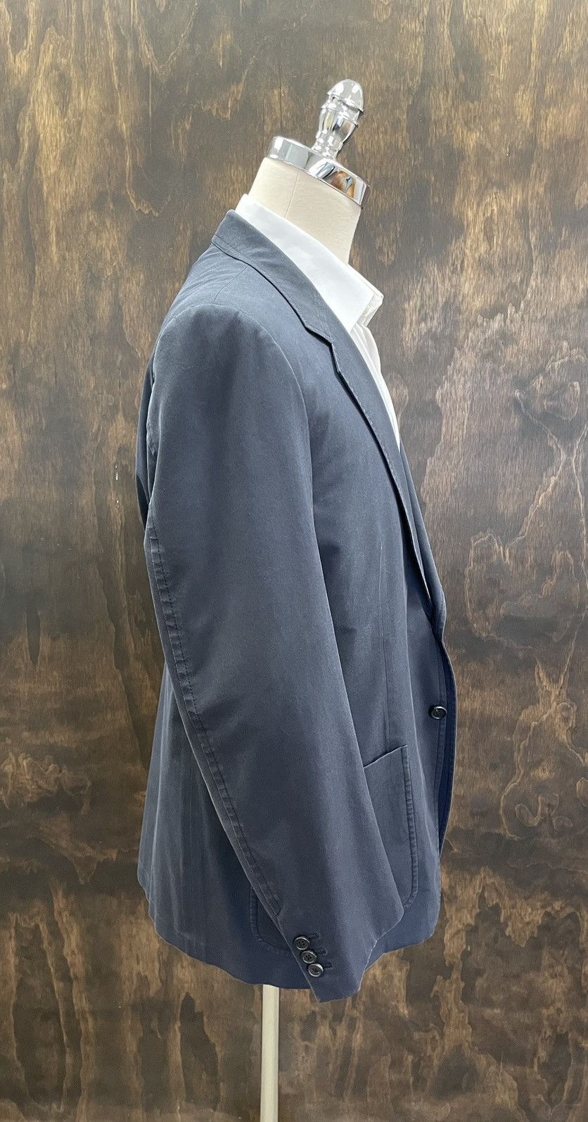 Prada Cotton Blend Patch Pocket Blazer Size 46R - 5 Thumbnail