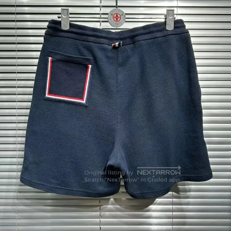 Thom Browne Thom Browne Men's Navy Cotton Casual Shorts . Size US 29 - 2 Thumbnail