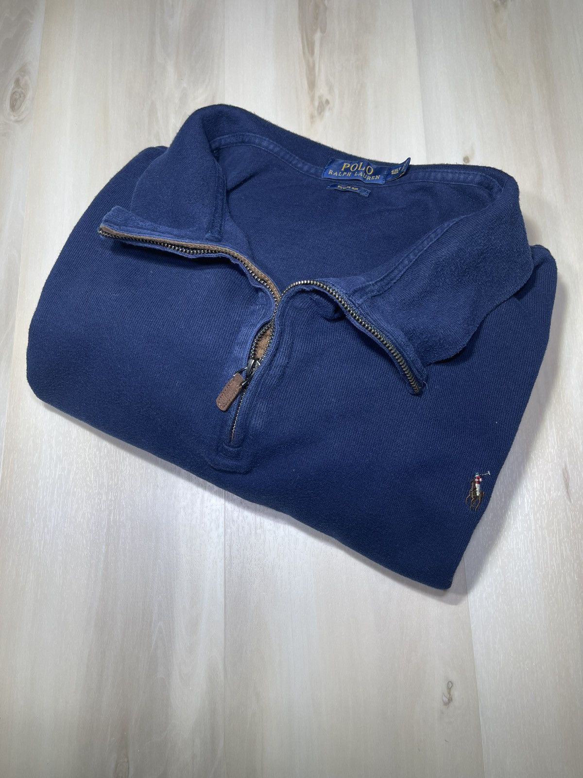Polo Ralph Lauren Polo Ralph Lauren 4XLT Estate Rib Quarter Zip Big & Tall Size US XXL / EU 58 / 5 - 1 Thumbnail