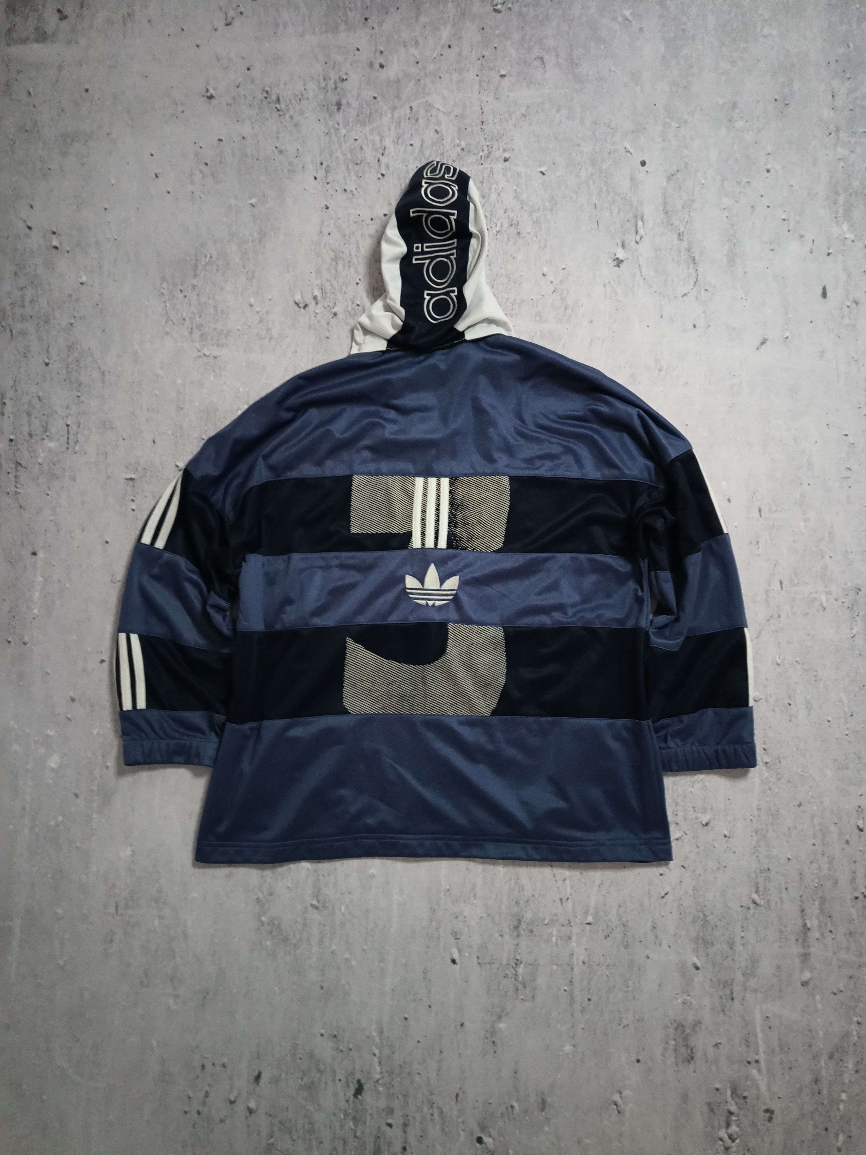 Adidas × Vintage Adidas Vintage 90s hoodie tracksuit sweatshirt zip Size US XL / EU 56 / 4 - 1 Thumbnail