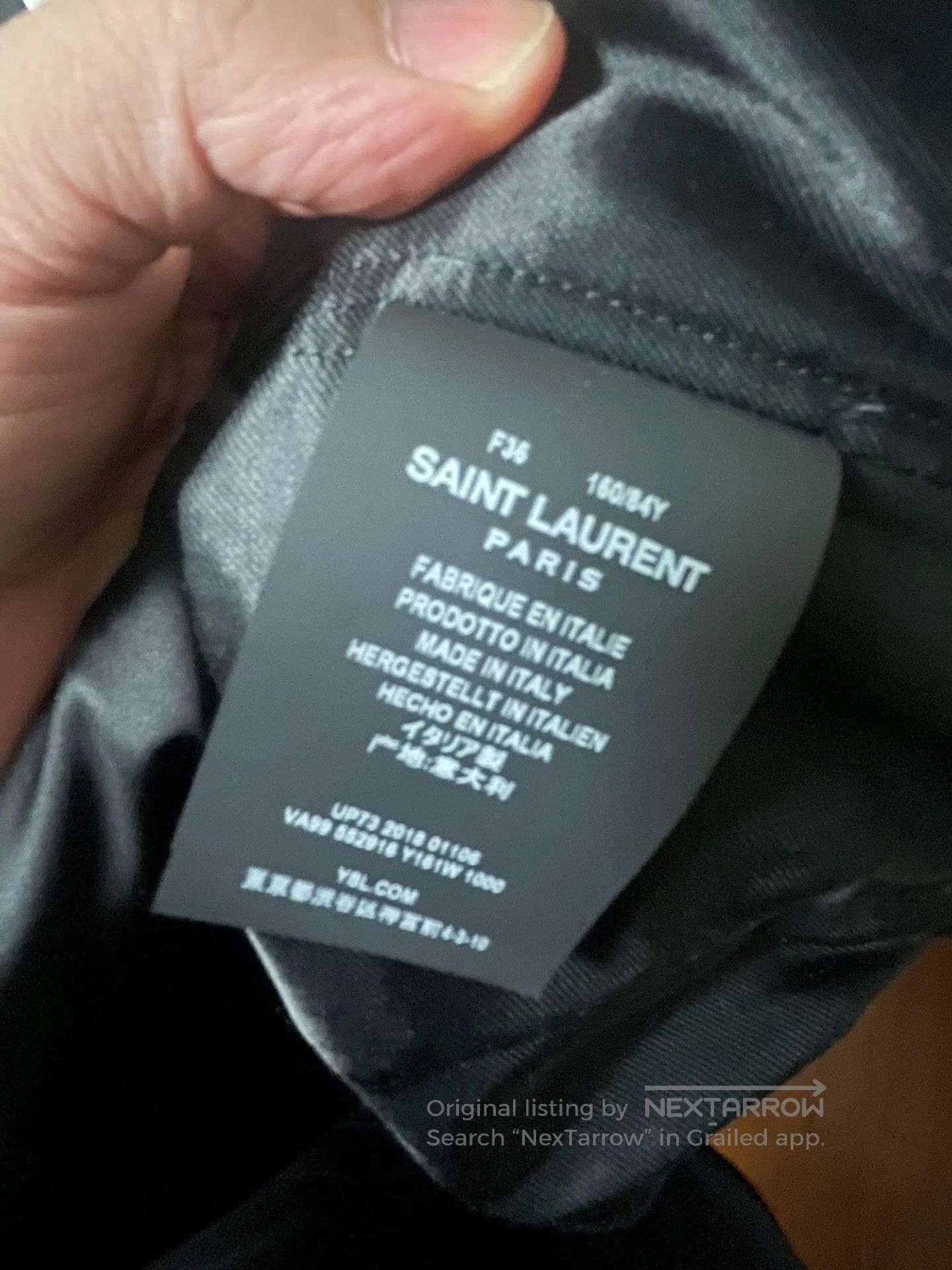 Saint Laurent Paris Saint Laurent Black Teddy Sequined Bomber Jacket. Size XS / US 0-2 / IT 36-38 - 6 Thumbnail