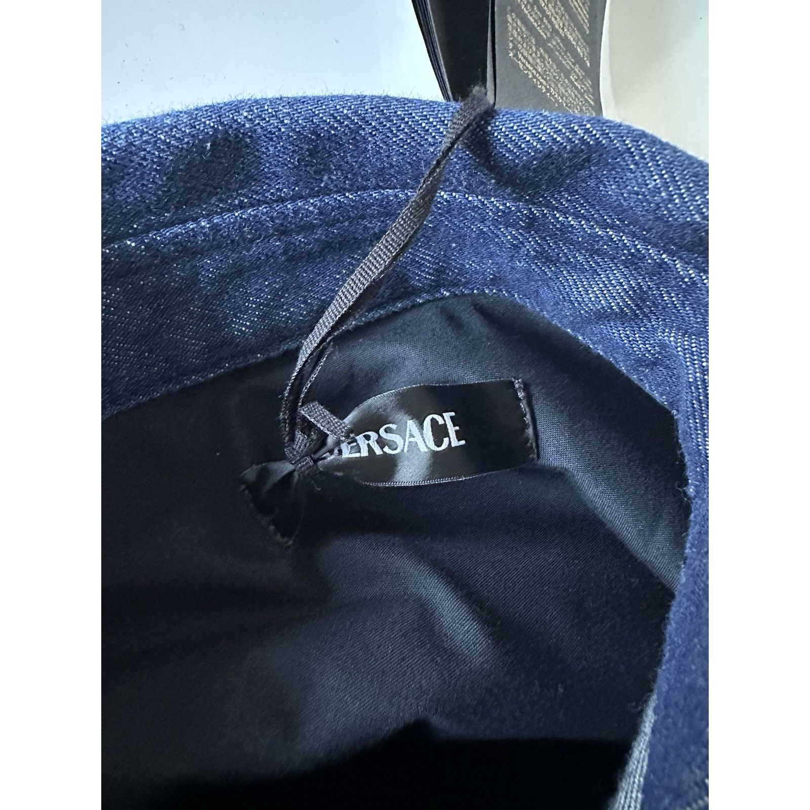 Versace Versace Medusa Blouson Denim Jacket Blue 42 US 1016845 Size US L / EU 52-54 / 3 - 11 Thumbnail