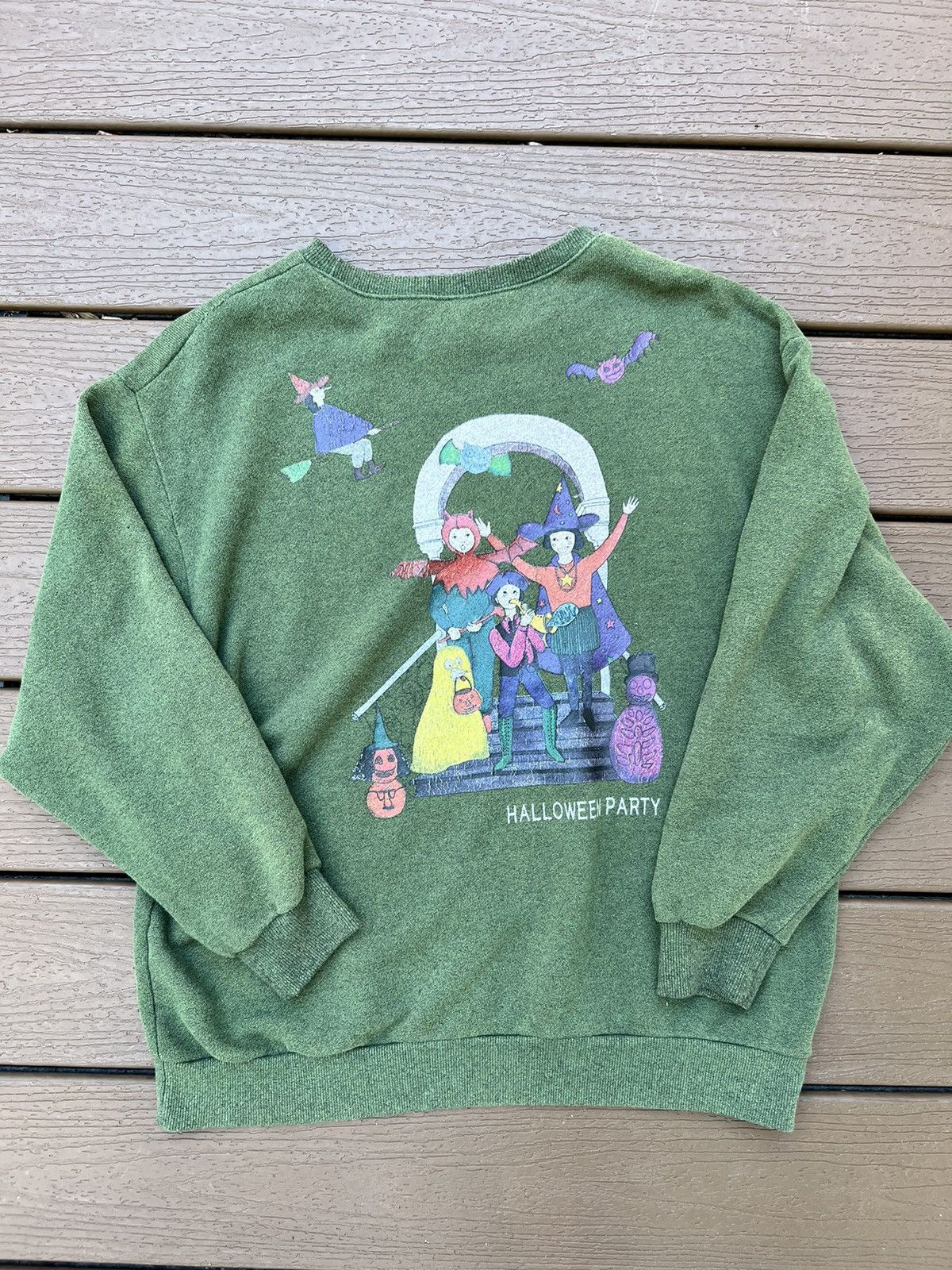 Vintage *VINTAGE* Halloween Party Sweater 🎃 Size US L / EU 52-54 / 3 - 3 Thumbnail