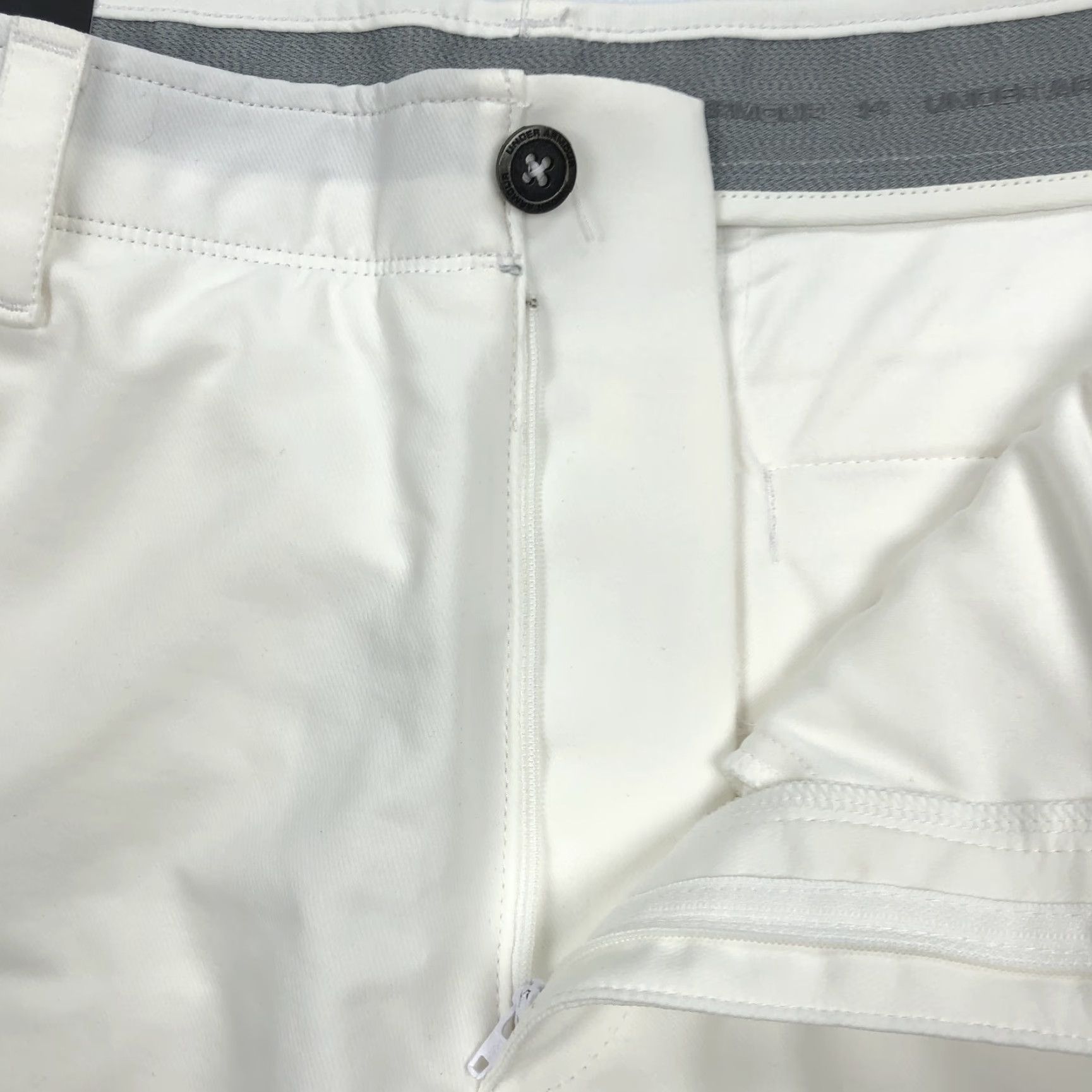 Under Armour Under Armour Men's Pants 36x32 Straight Flat Front Golf NWT White Pockets (Casual, Golf) Size US 36 / EU 52 - 4 Thumbnail