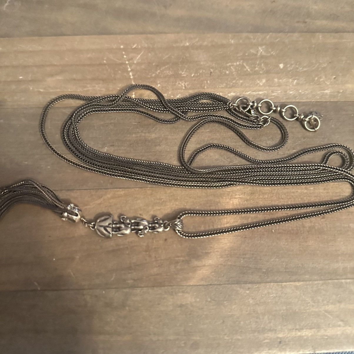 Lucky Brand Lucky Brand bronze multi strand elephant tassel necklace Size ONE SIZE - 2 Thumbnail