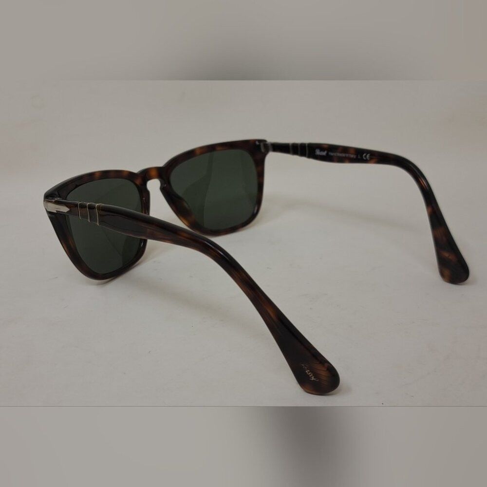 Persol Persol Sunglasses Brown Havana Green Square Key-Hole Crysta Size ONE SIZE - 6 Thumbnail